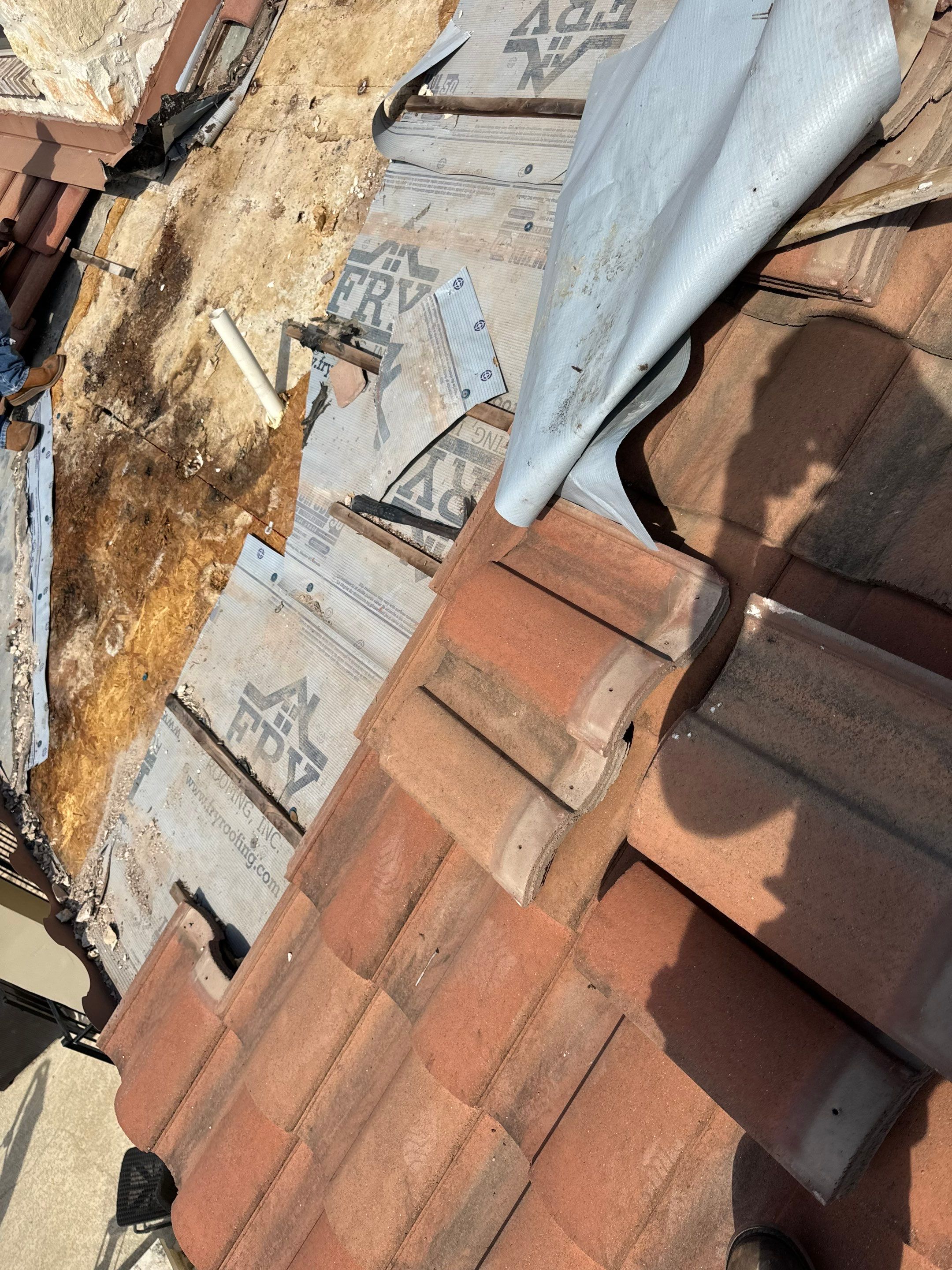 Tile Roof Repair  using Concrete S Tile by Premier Roofing and Contracting