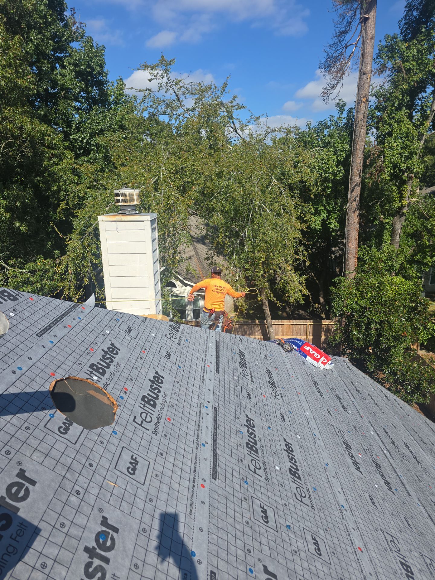 Roof Replacement in The Woodlands TX by Roof Repair Company