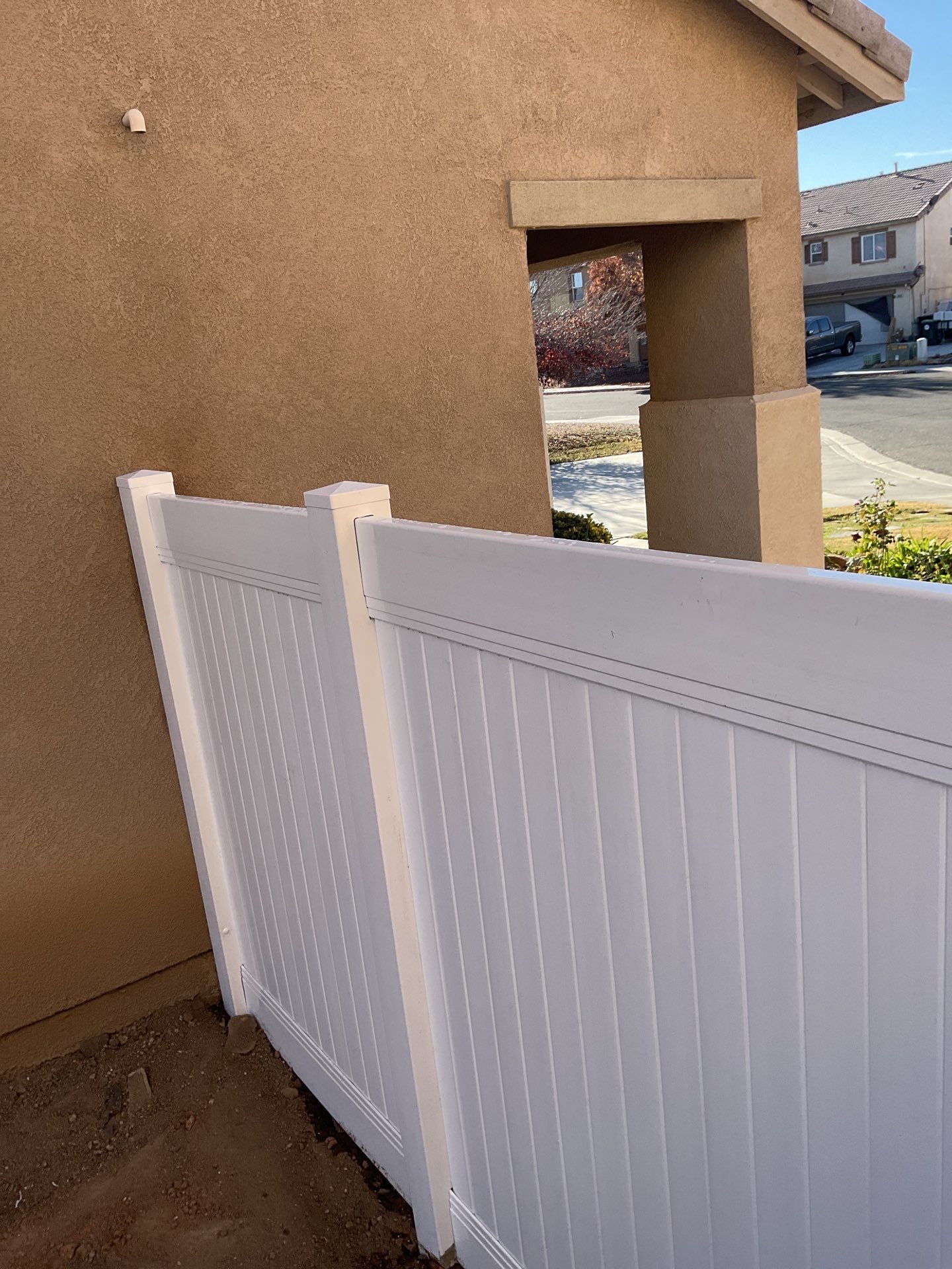 Fence installation using wood by Fence Guys Inc.