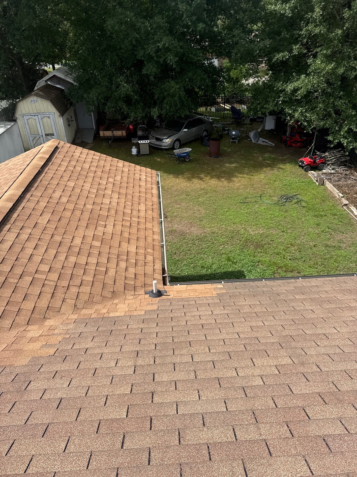 Roof replacement and interior repair by hail and wind damage by Just Brilliant Restoration JBR
