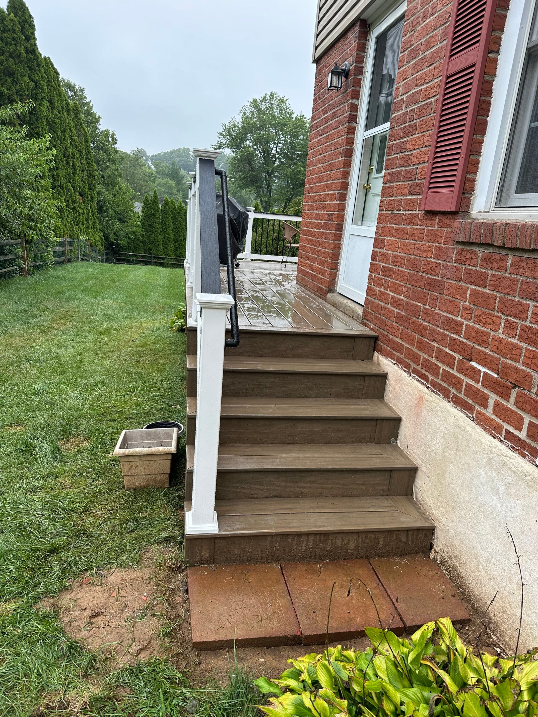 Deck Resurface using Deckorators Vista decking - color Dunnewood by deck guardian