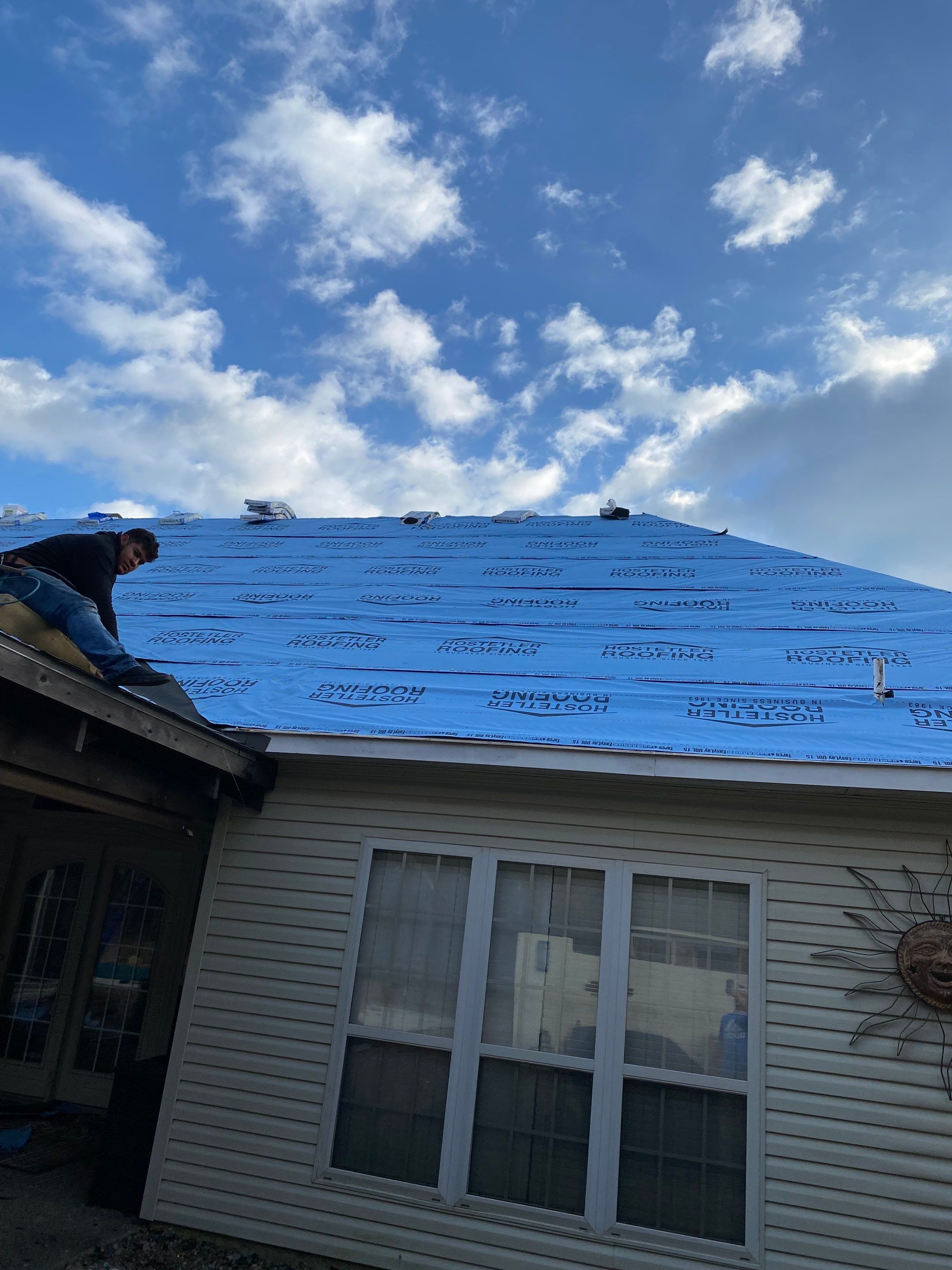 Residential Roofing Repair using Malarkey Vista: Weathered Wood  by Hostetler Roofing