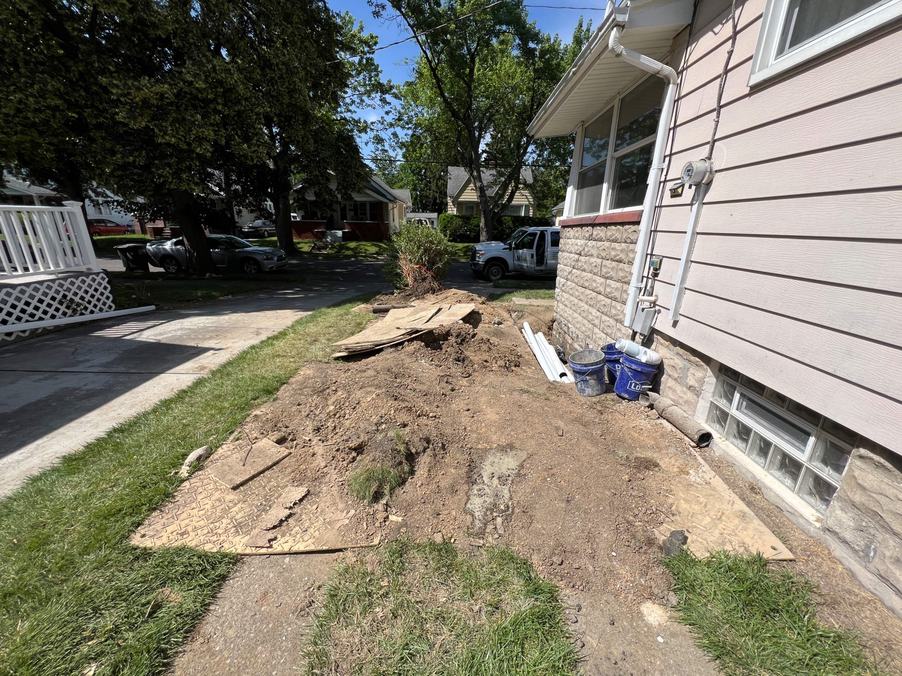 Helical Piers using Helical Deep Foundation Footings by Toledo Basement Repair