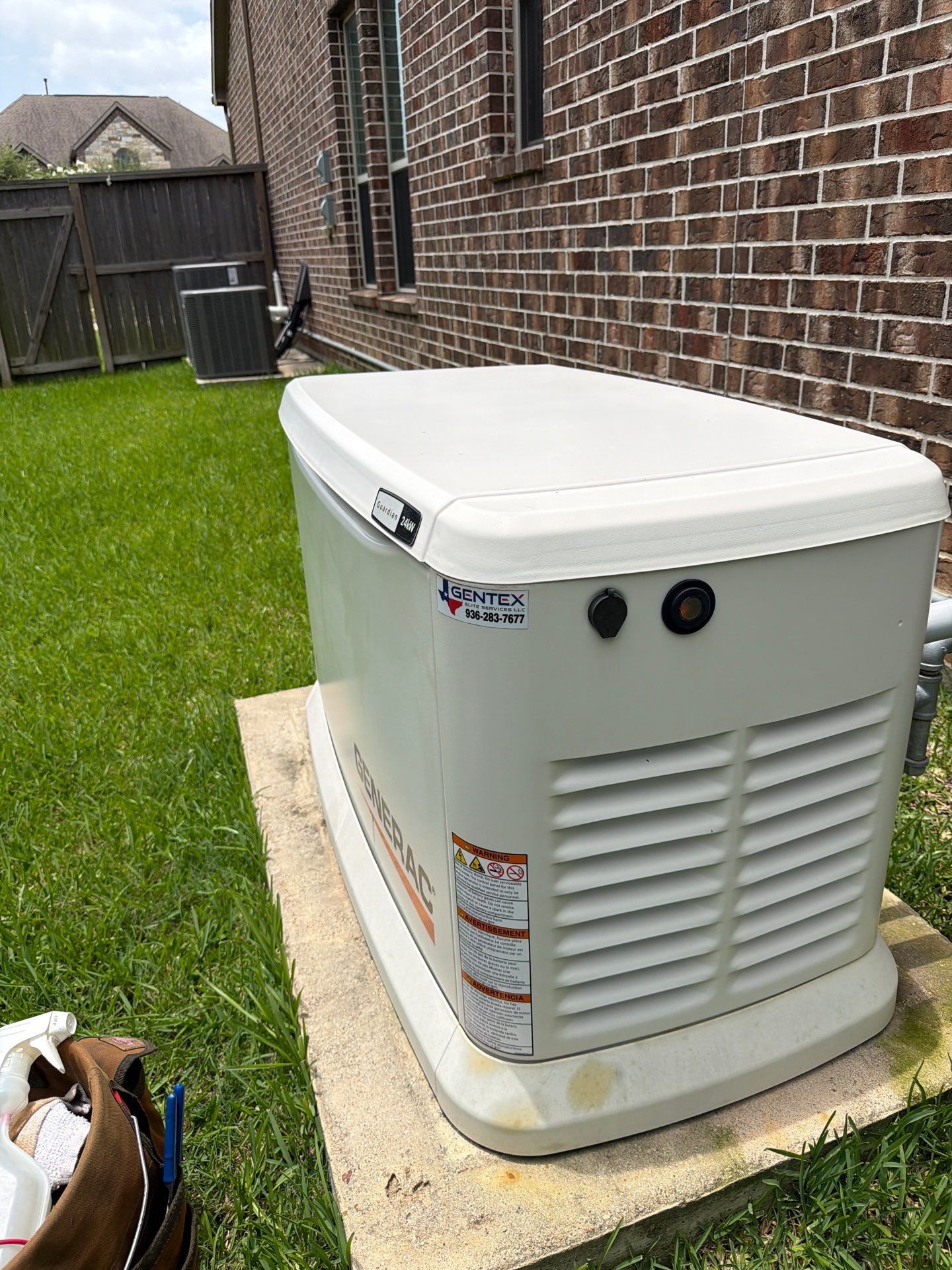 Residential Generac Standby Generator Troubleshooting and Repair in Brookshire, Texas by GenTex Elite Services