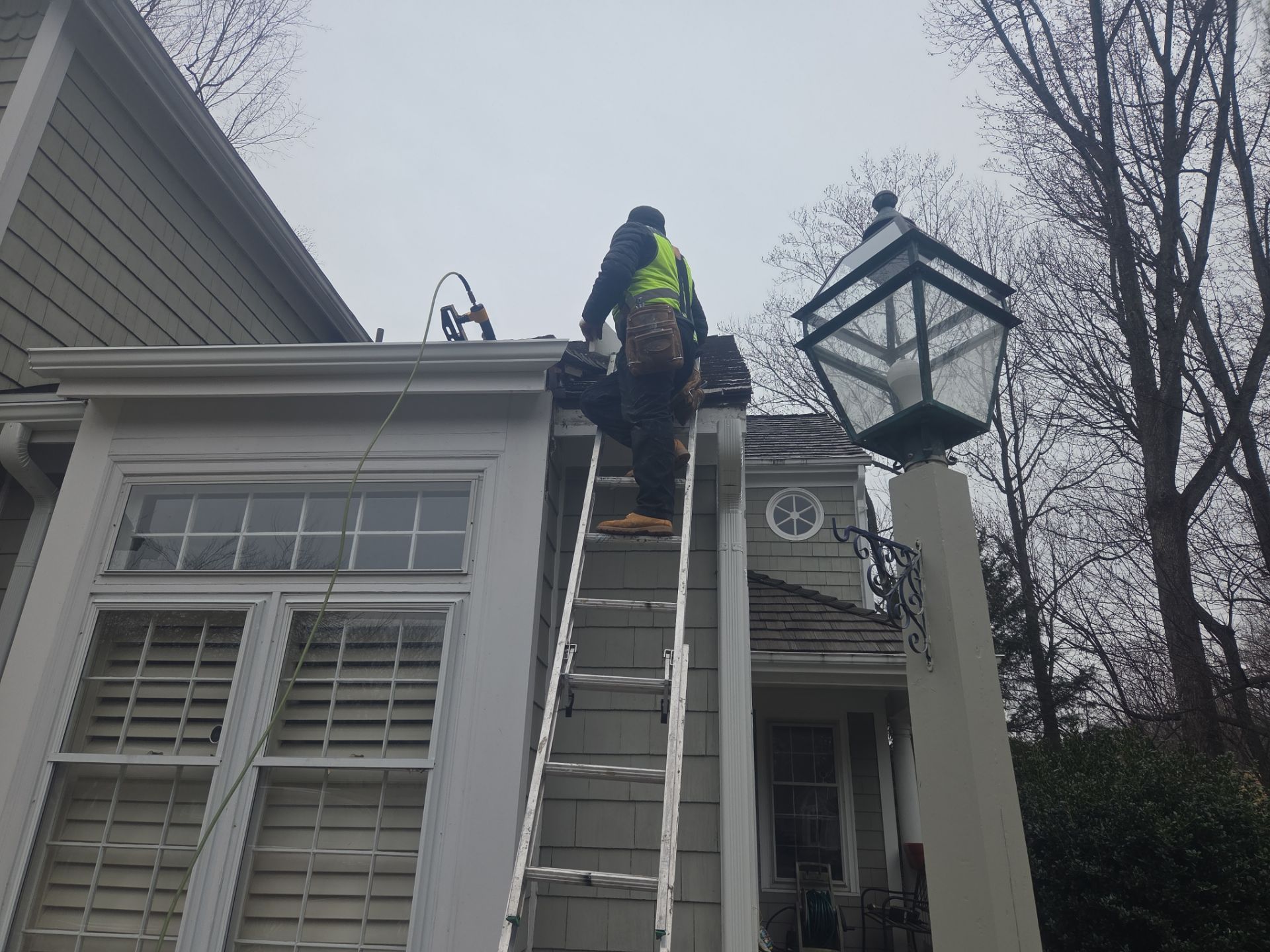 Reston :  Residential Roof Replacement with Brava Synthetic Cedar Shake Class C Natural  by RM Banning, Inc.