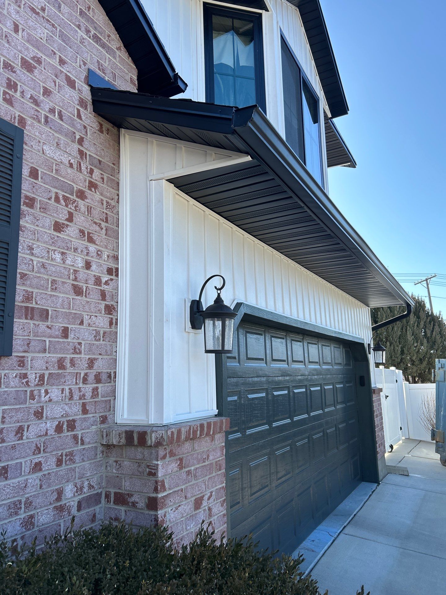 Orem | Premium Insulated Exterior Upgrade | Crisp White & Iron Gray by Ideal Siding Utah