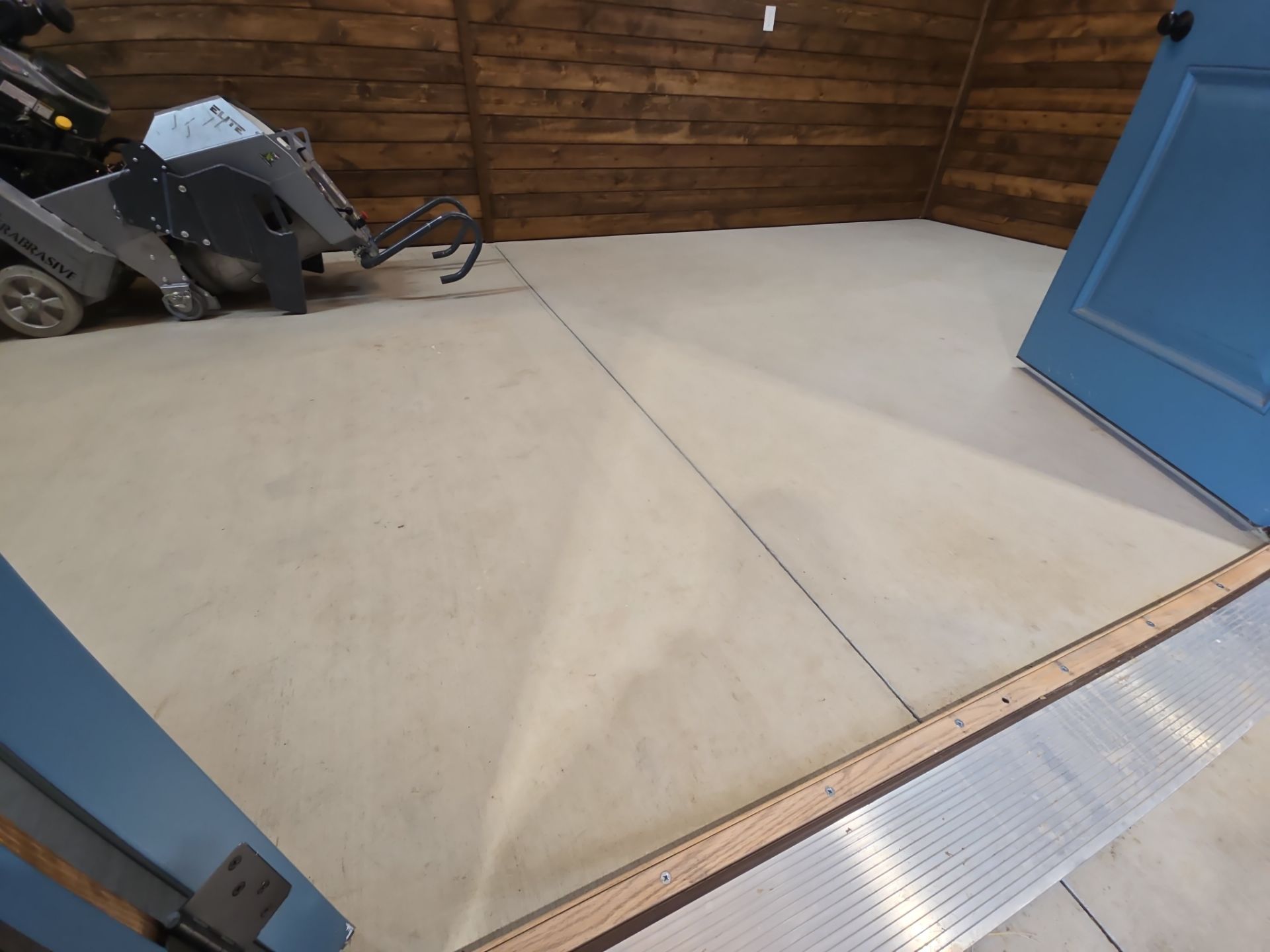 Tack Room TransFLOORmation using Pebble Beach by Croc Coatings, LLC