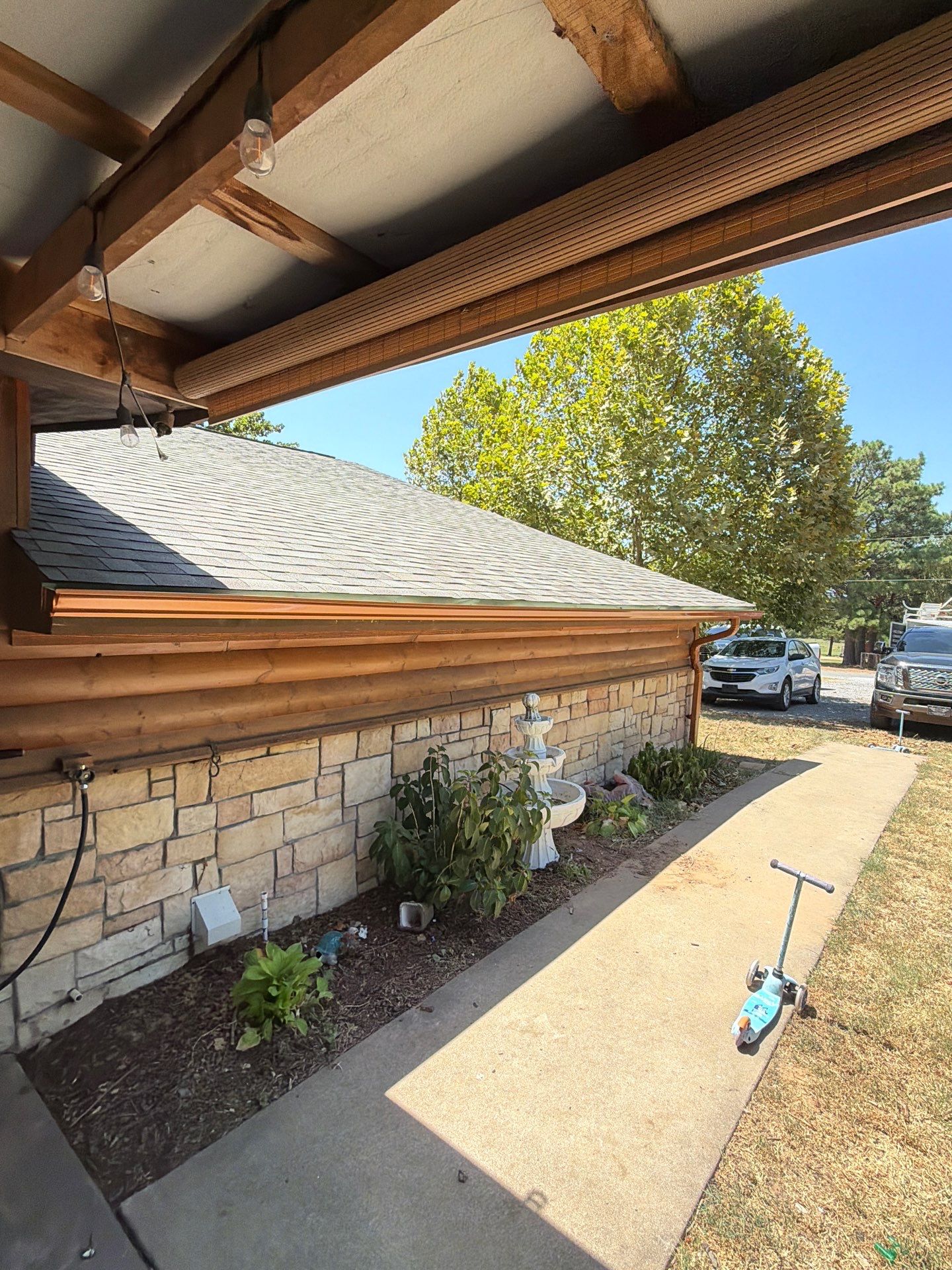 Hail damage restoration by In & Out Construction & Remodeling, LLC