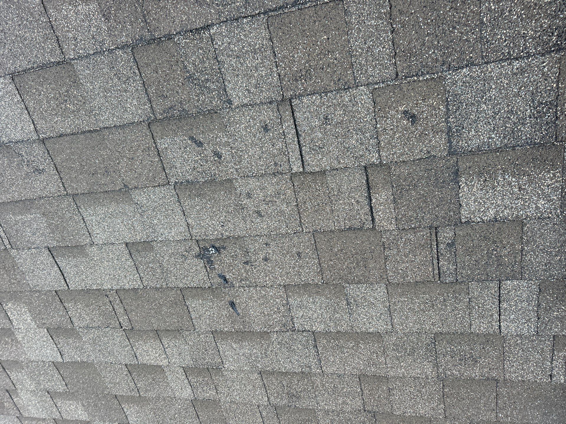 Hail Damage using Owen's Corning Duration (Lifetime) Shingles by Roof Repair Company