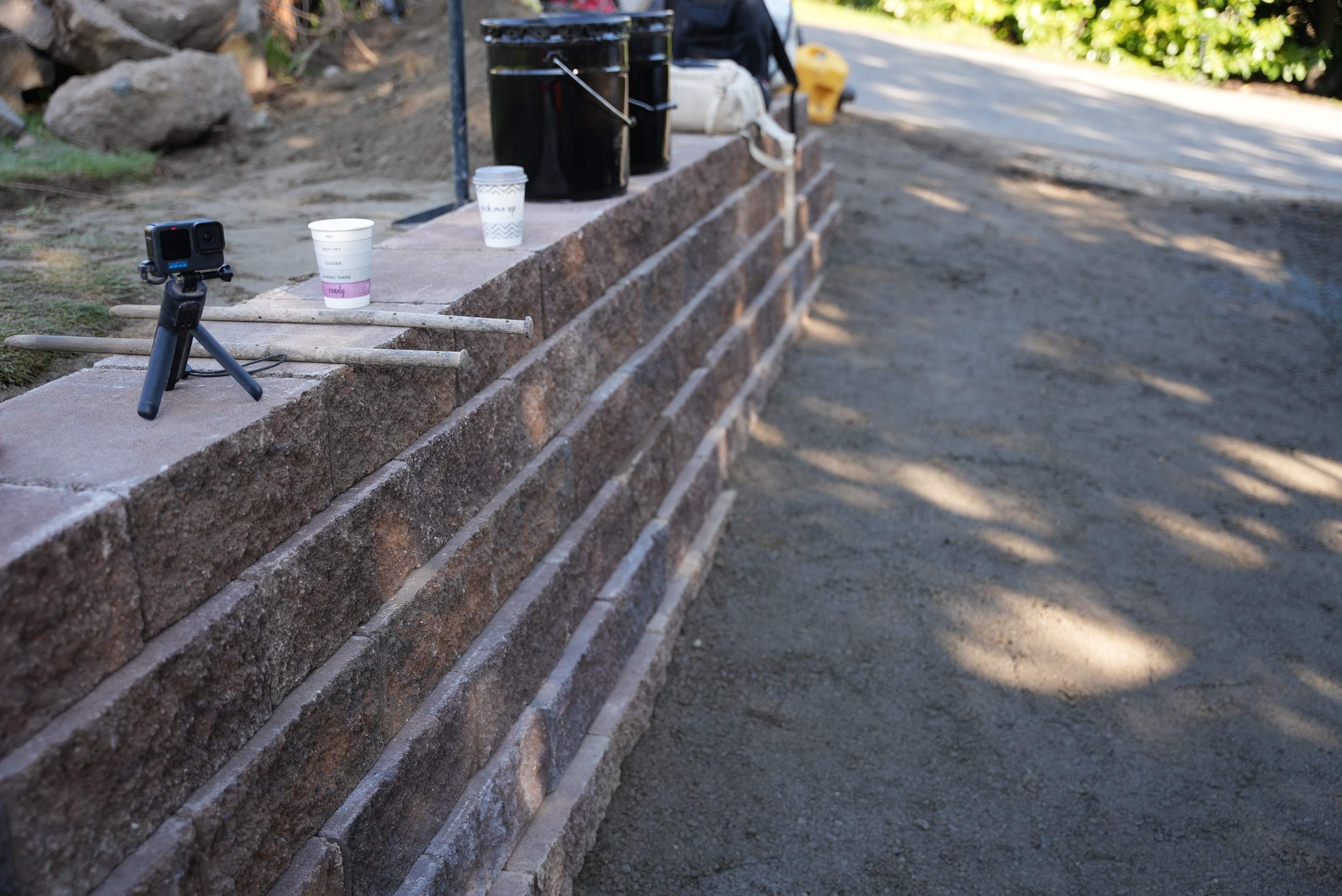 Lorra | Asphalt Driveway Repair & Retaining Wall by Jireh Asphalt & Concrete Inc 