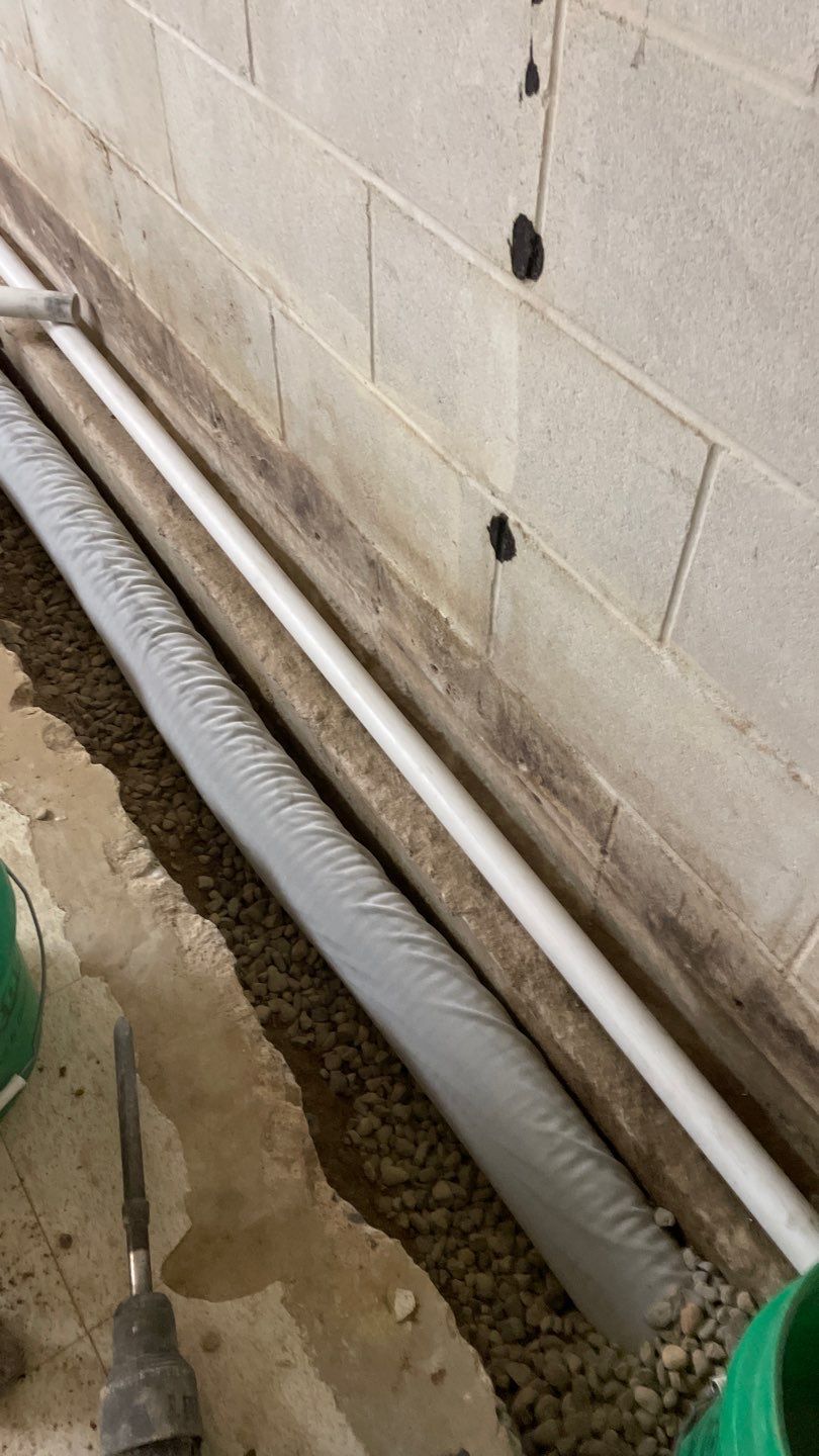 Interior Drain Tile Installation in Columbia Heights, MN by Waterproofing Northeast