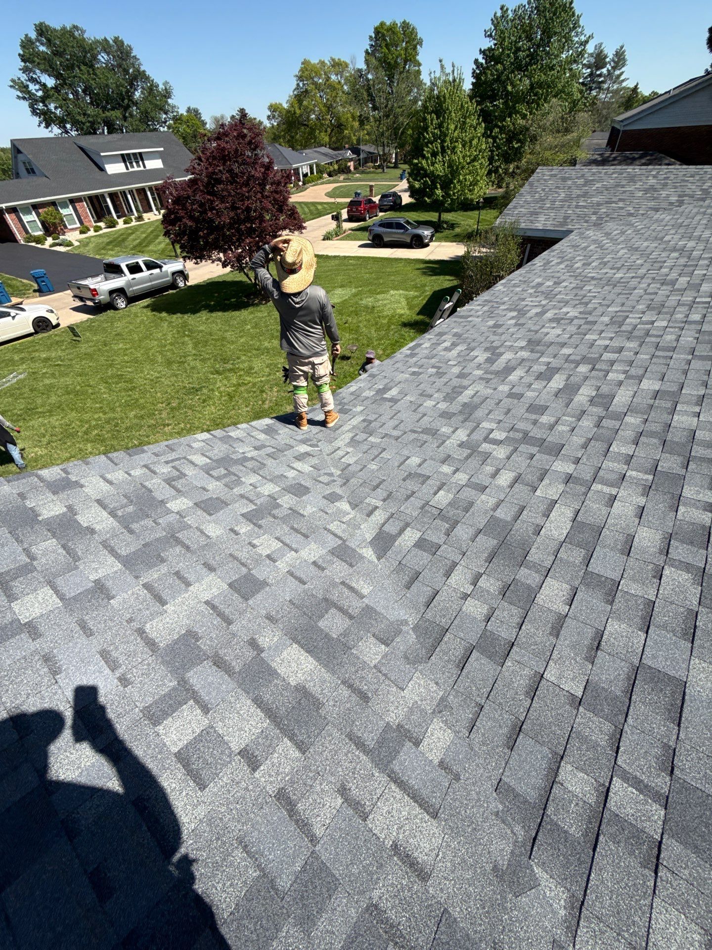 Architectural Shingle Roof Installation and Decking Replacement in Chesterfield by Acute Roofing And Exteriors 