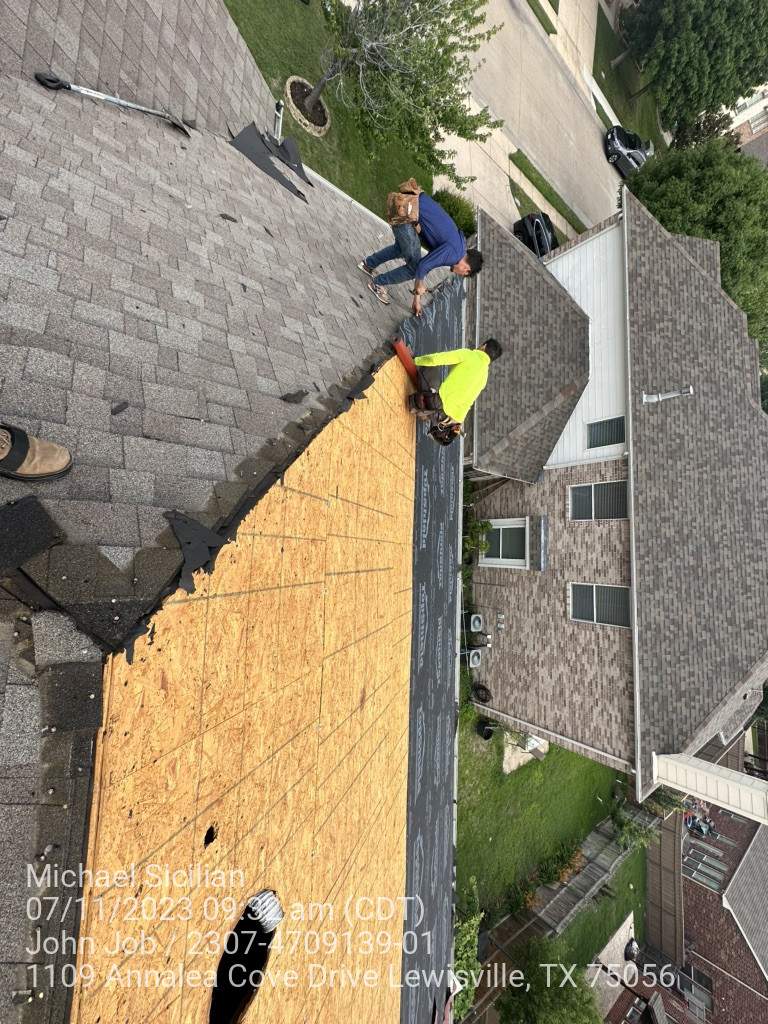 Project in Lewisville by Zeus Exteriors