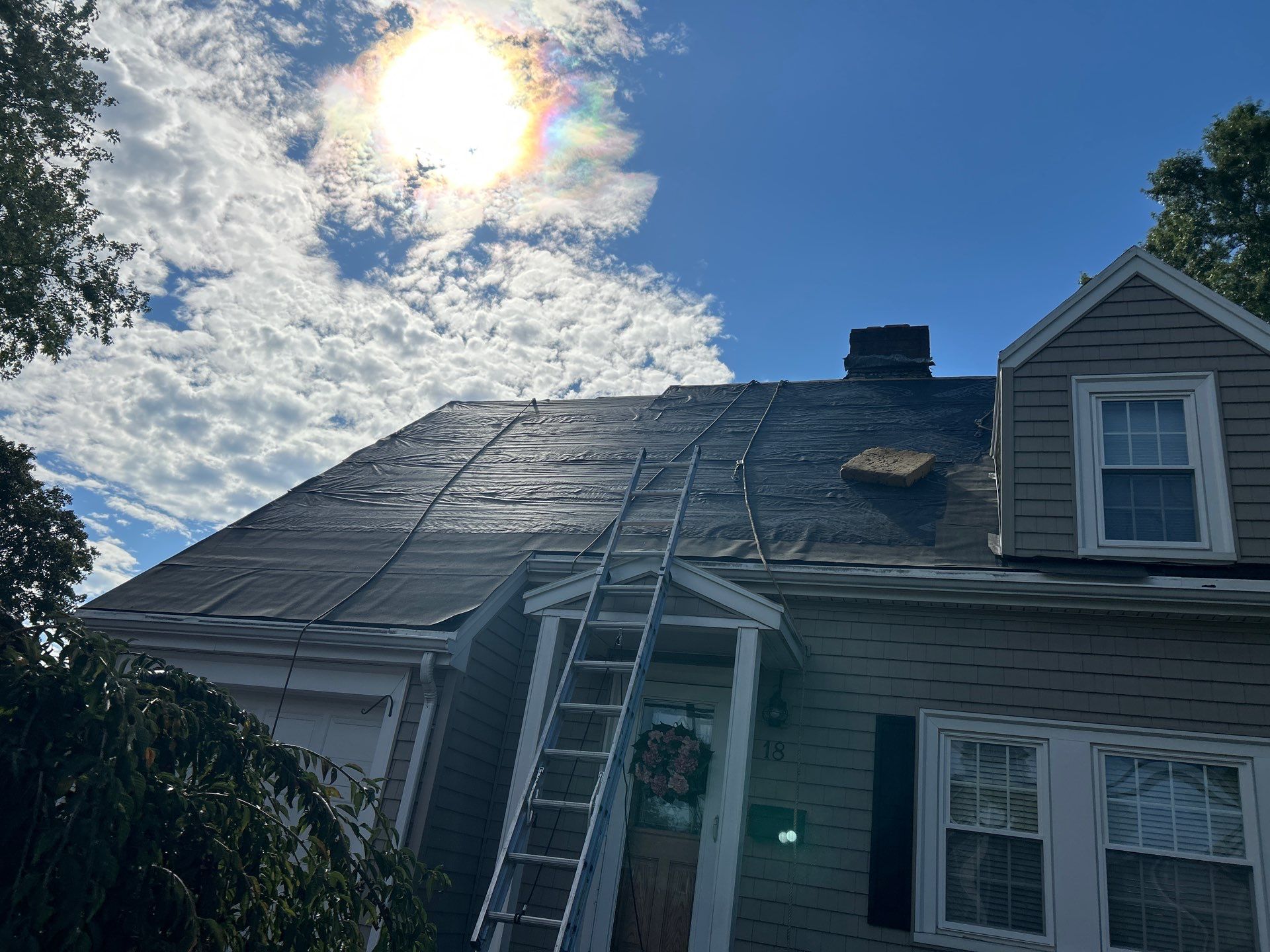 Front Roof Replacement & Roof Cleaning | Waltham, MA by Mighty Dog Roofing of Greater Middlesex County