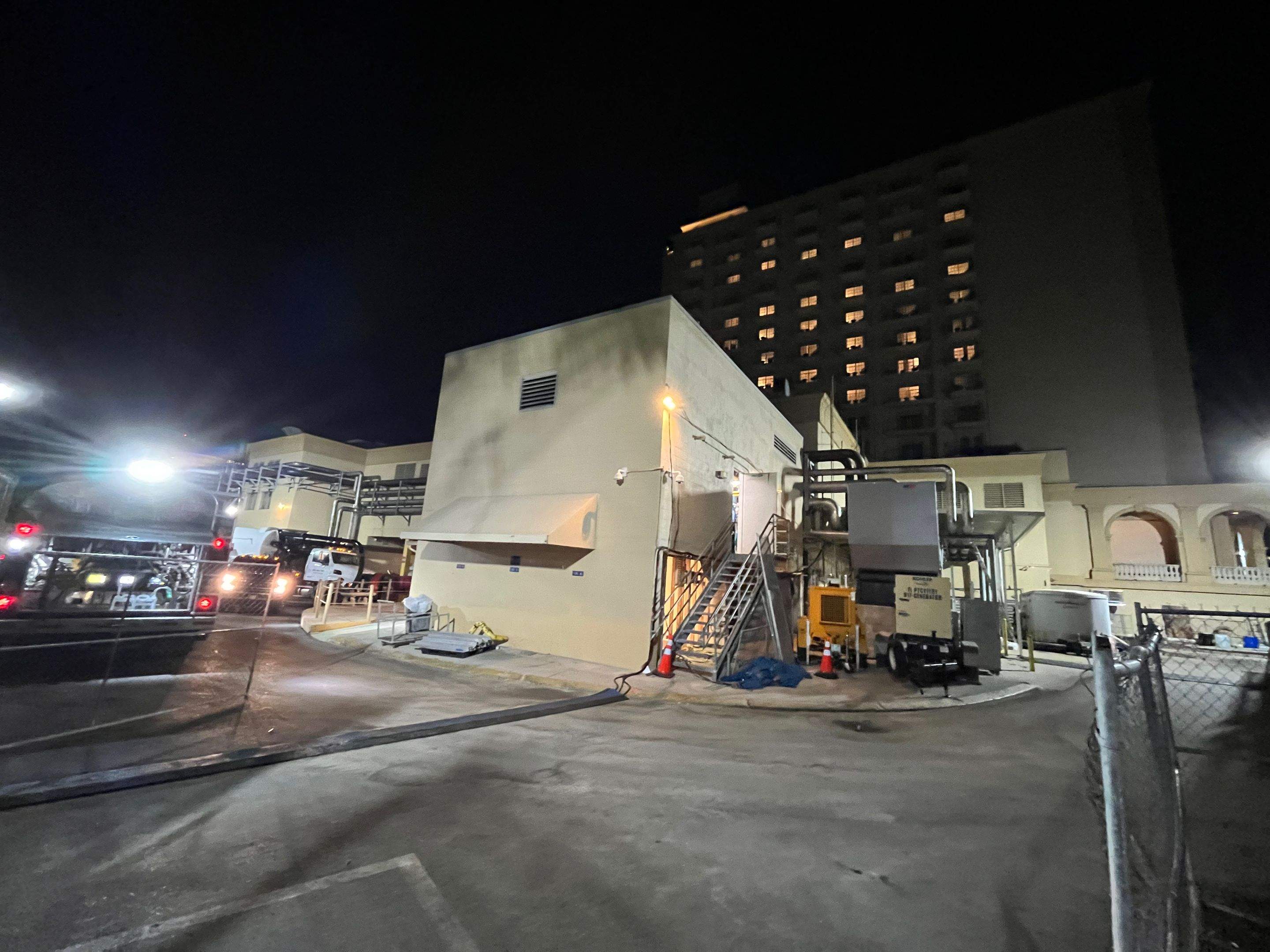 Ritz-Carlton NW Service Area Drain Cleaning by APS Power & Water