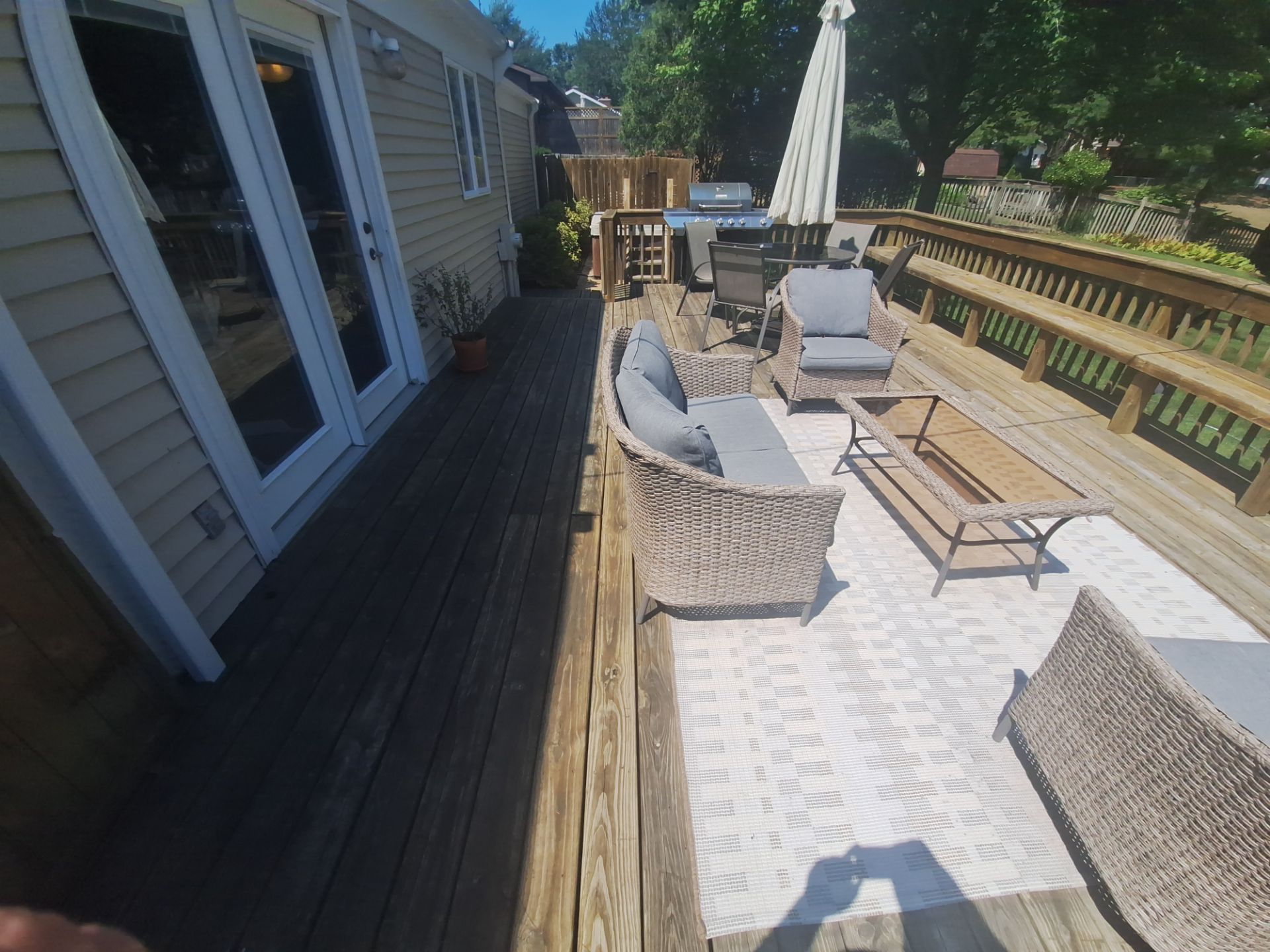 Deck Wash & Stain Transformation | Spring Lake, Michigan by Gordon Painting