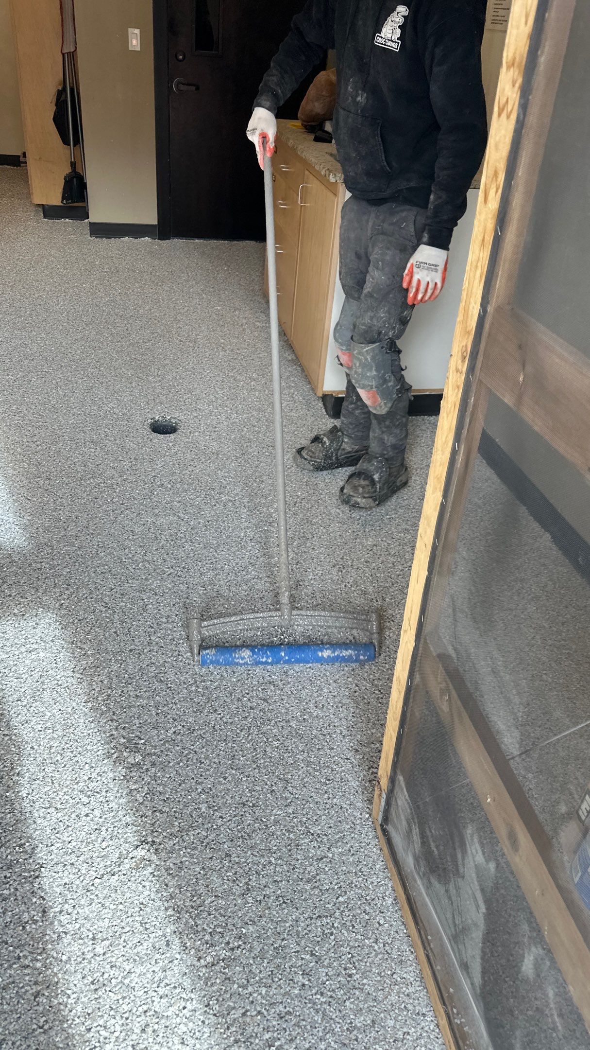 Commercial Kitchen Floor Transformation using Mt Everest by Croc Coatings, LLC