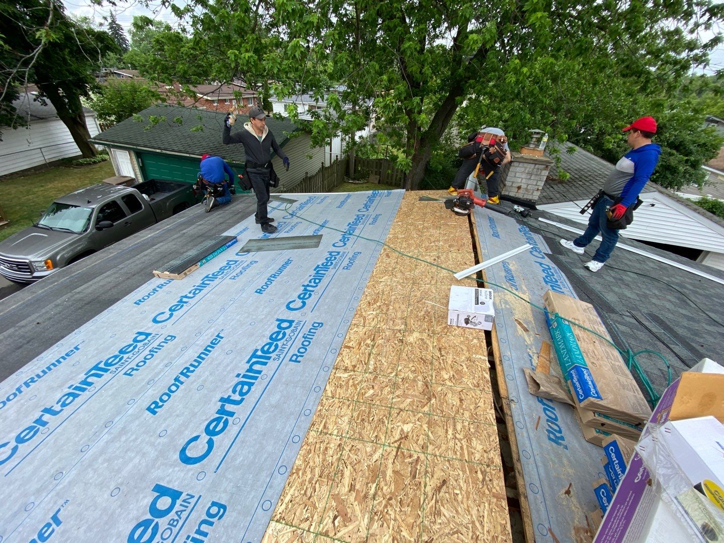 Roof Replacement using CertainTeed Landmark by 180 Contractors