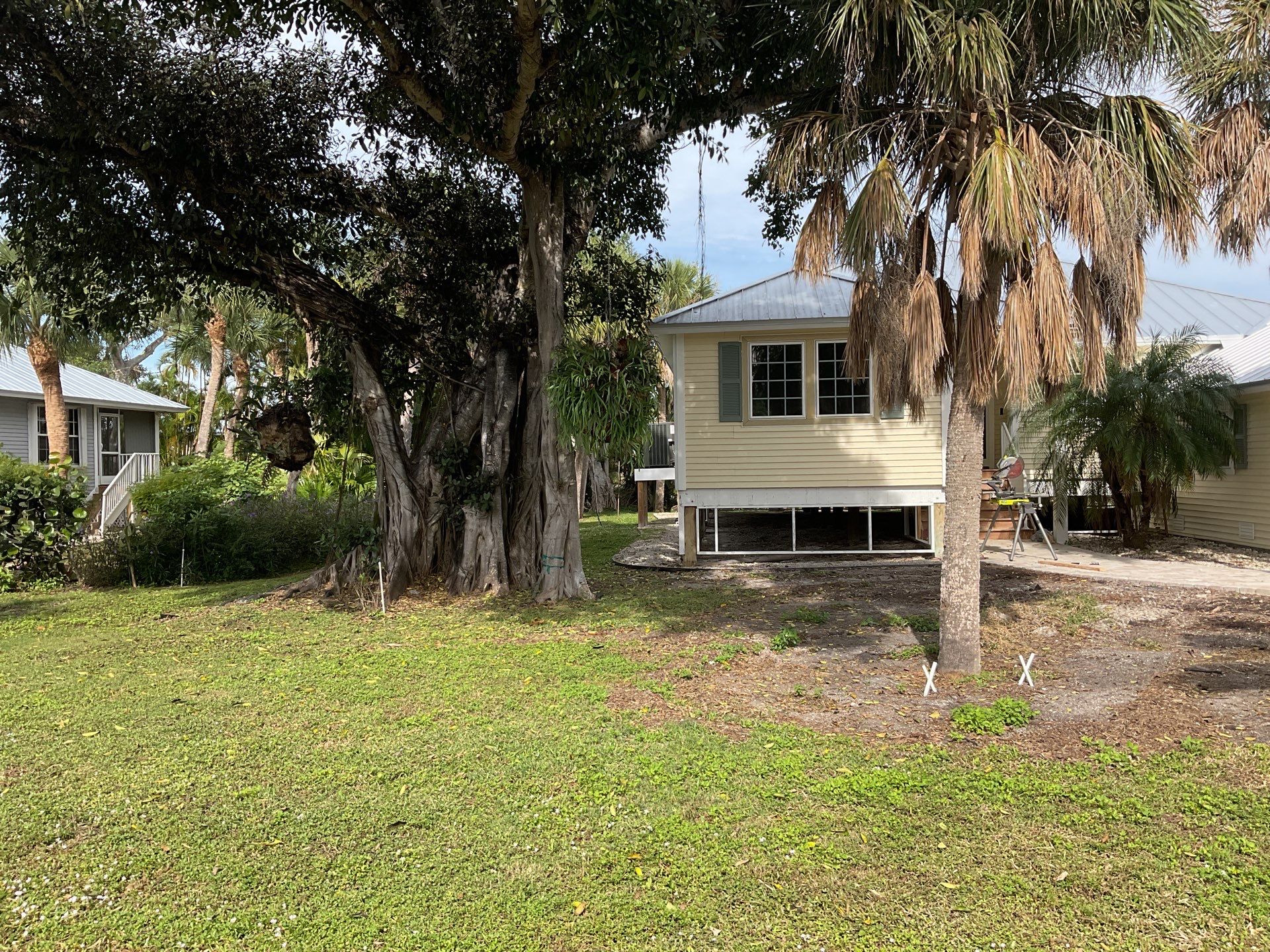 White K-Style Gutters for Beach Homes in Sanibel FL by Gutter Professors