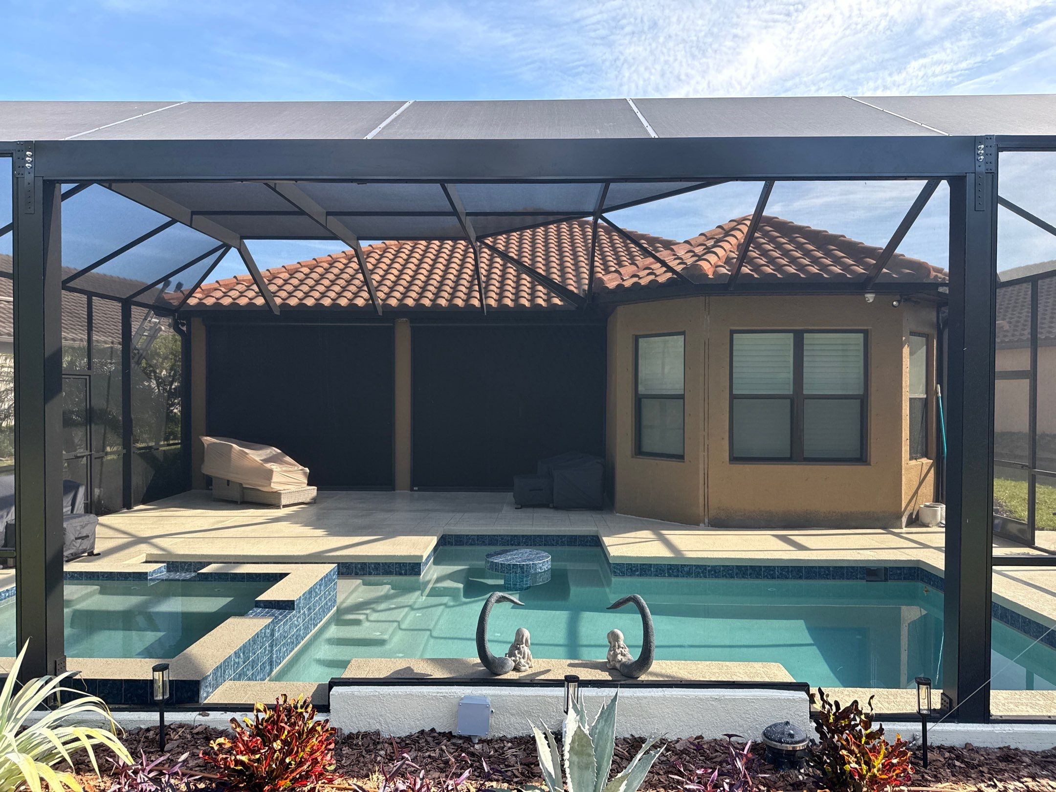 Tile Roof Cleaning (No Walking on Roof) – Artisan Lakes, Palmetto, FL by Sunshine AquaWash