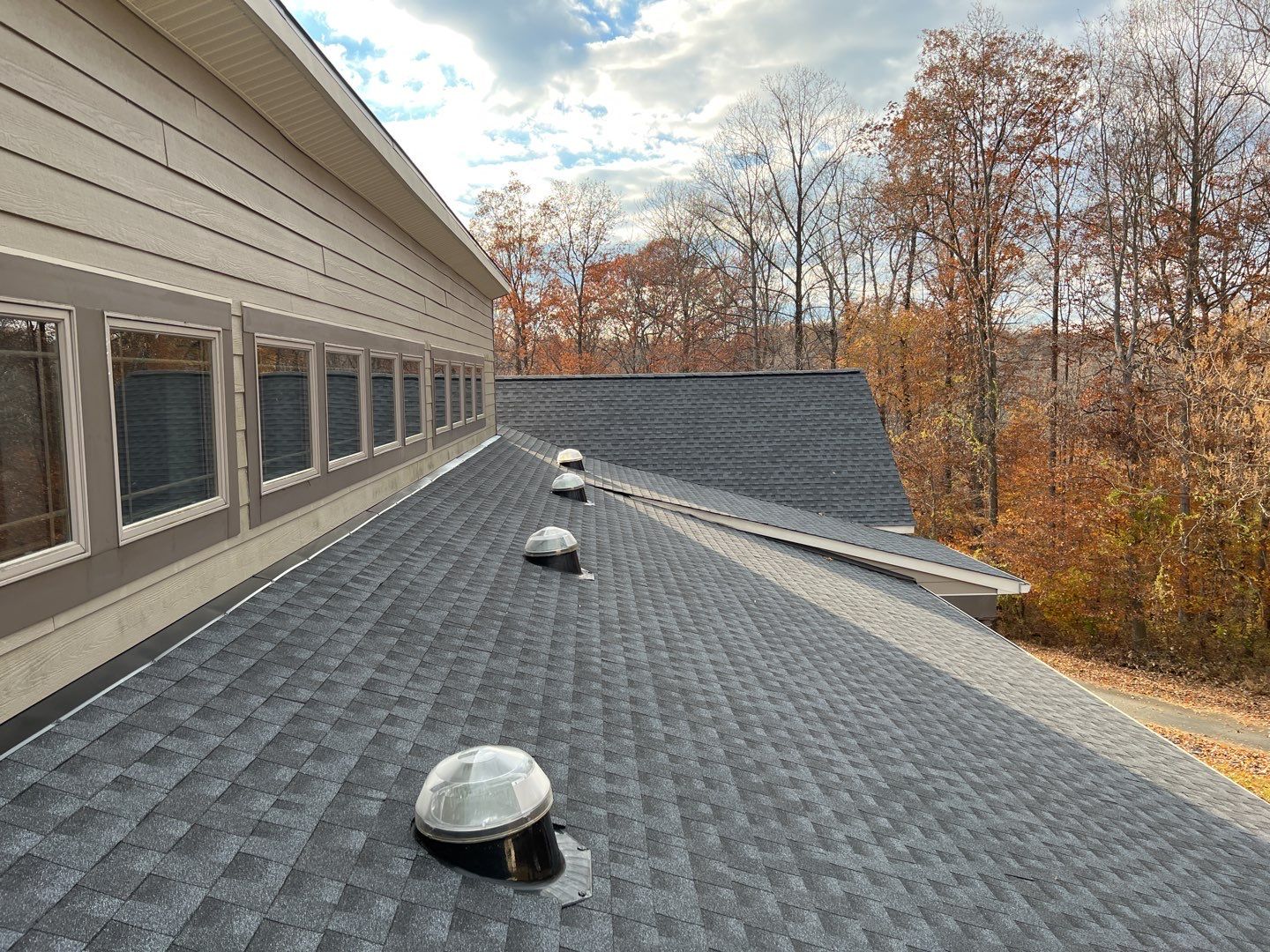 Solar Roof using GAF Decotech integrated panels by American Home Contractors