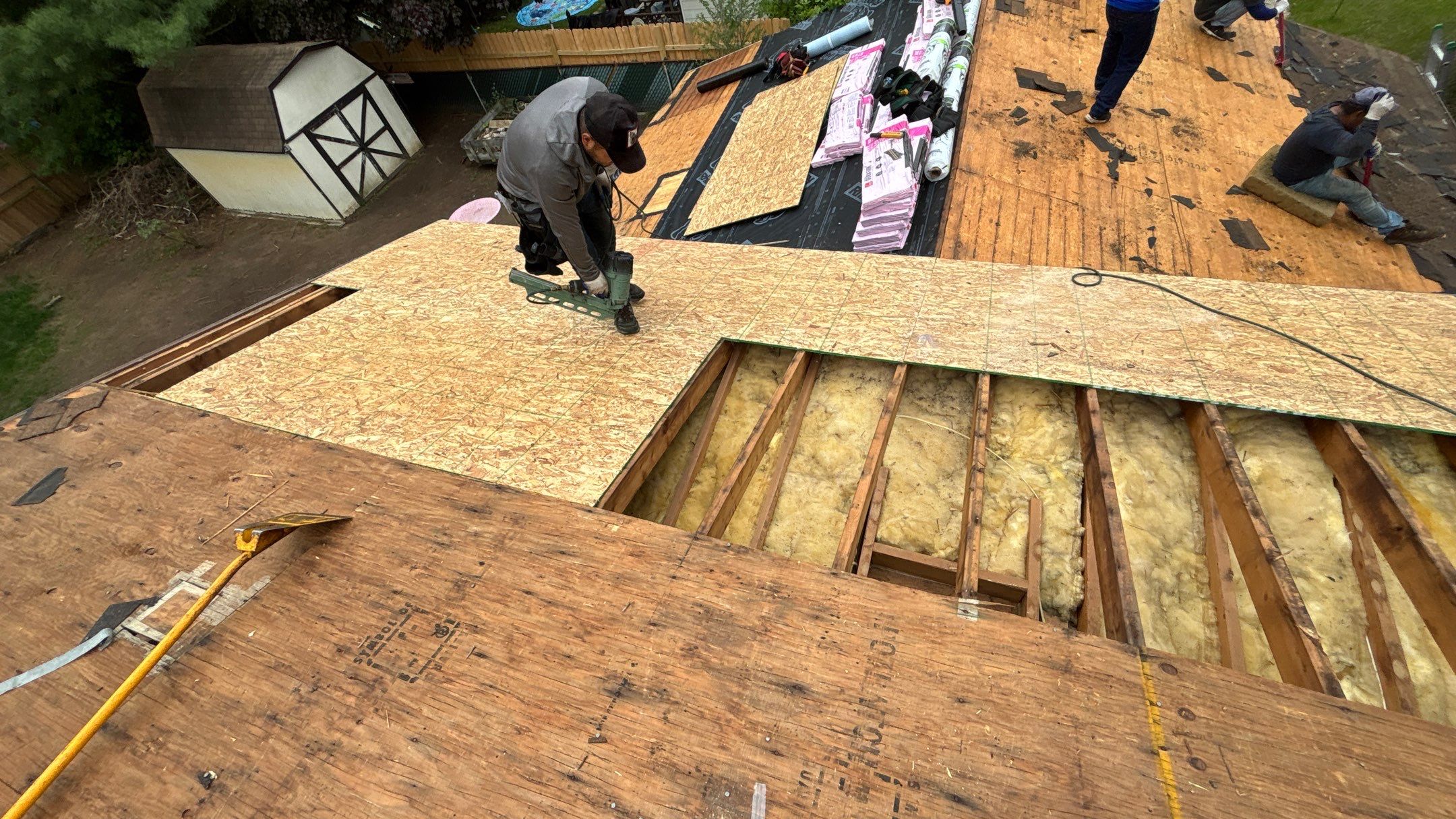 Roof Replacement using Owens Corning Teak by 180 Contractors