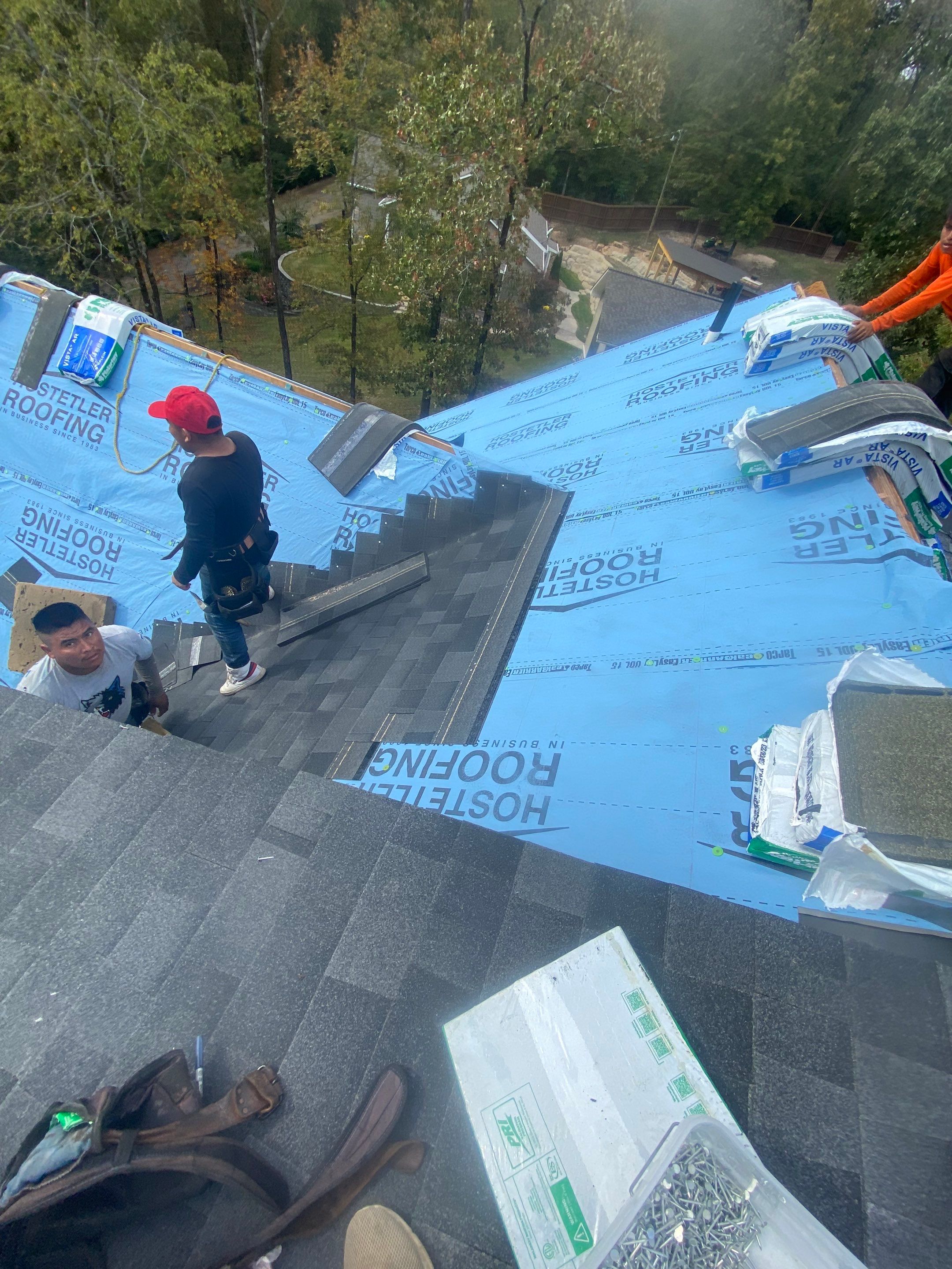 Residential Roofing Repair using Malarkey Vista: Midnight Black by Hostetler Roofing