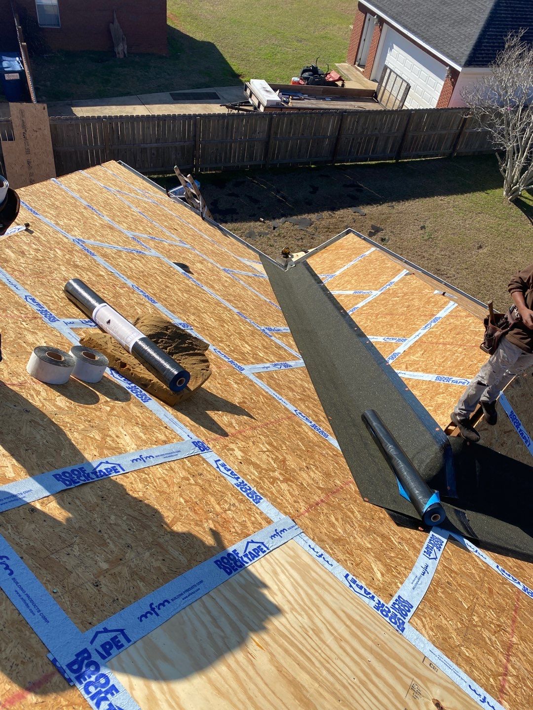 Residential Roofing Installation using Roof Replacement by American Roofing & Construction LLC