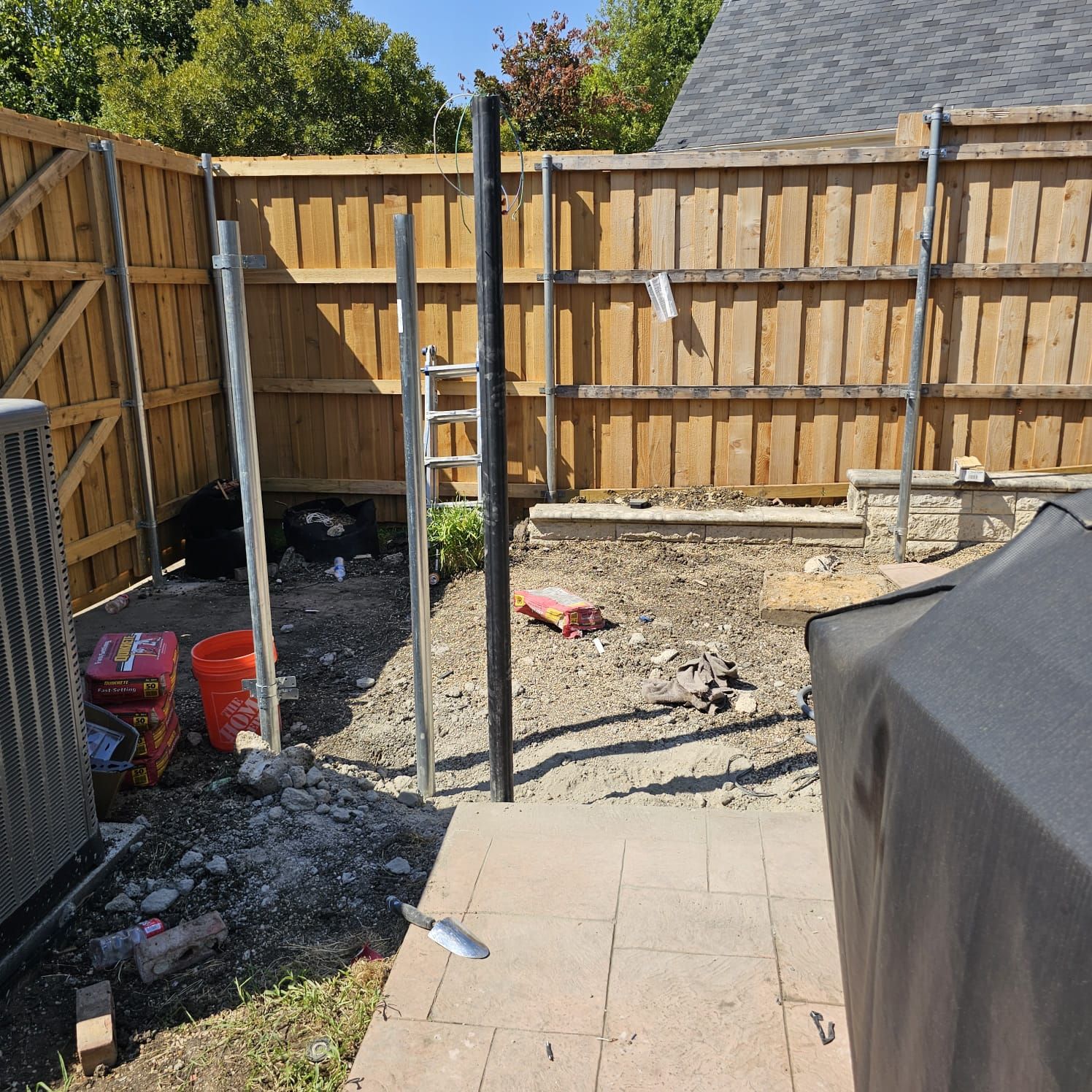 Fence & Concrete Patio by EL-GC LLC 