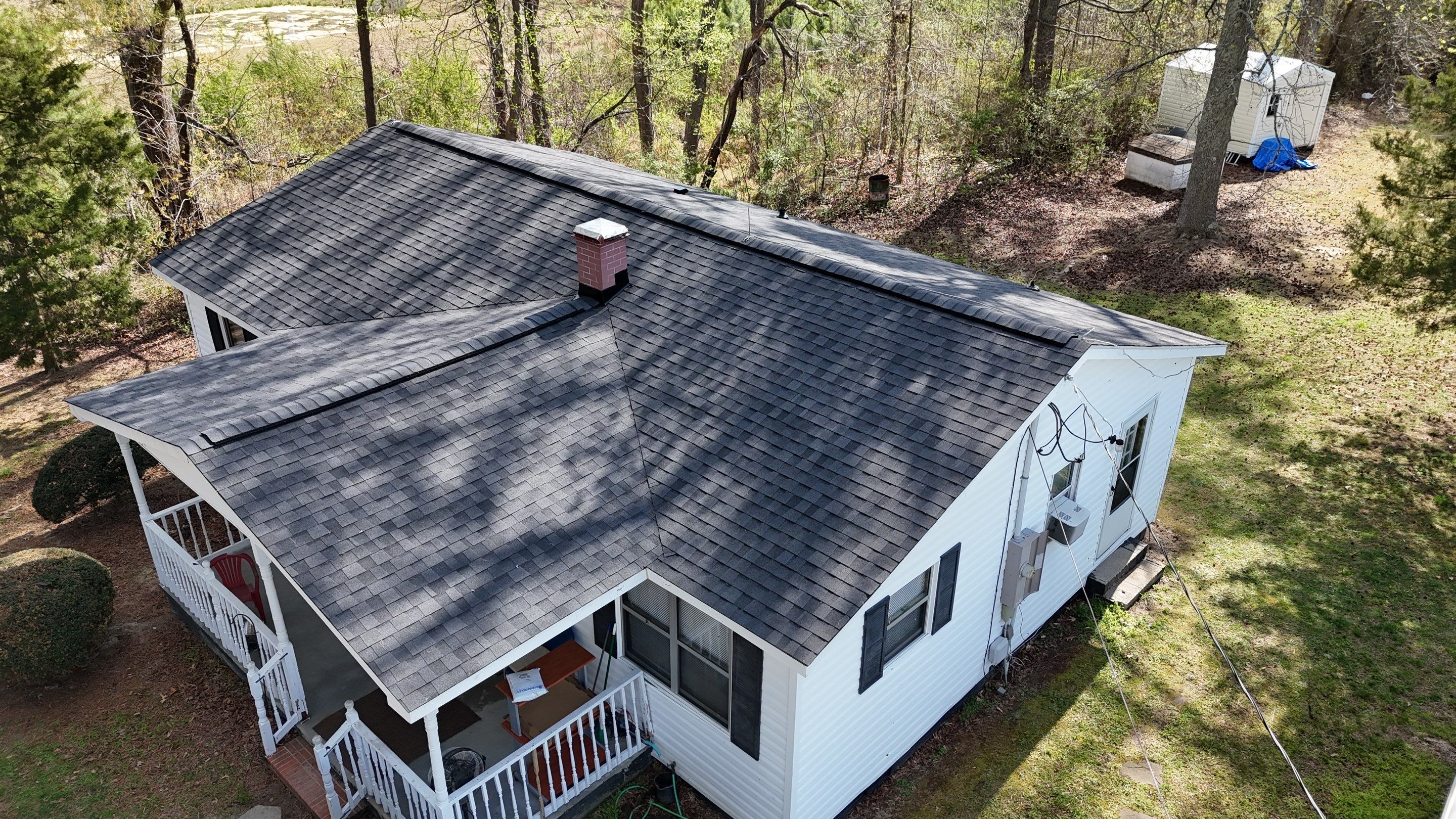 Roof and rotted wood replacement and interior repair by hail damage 