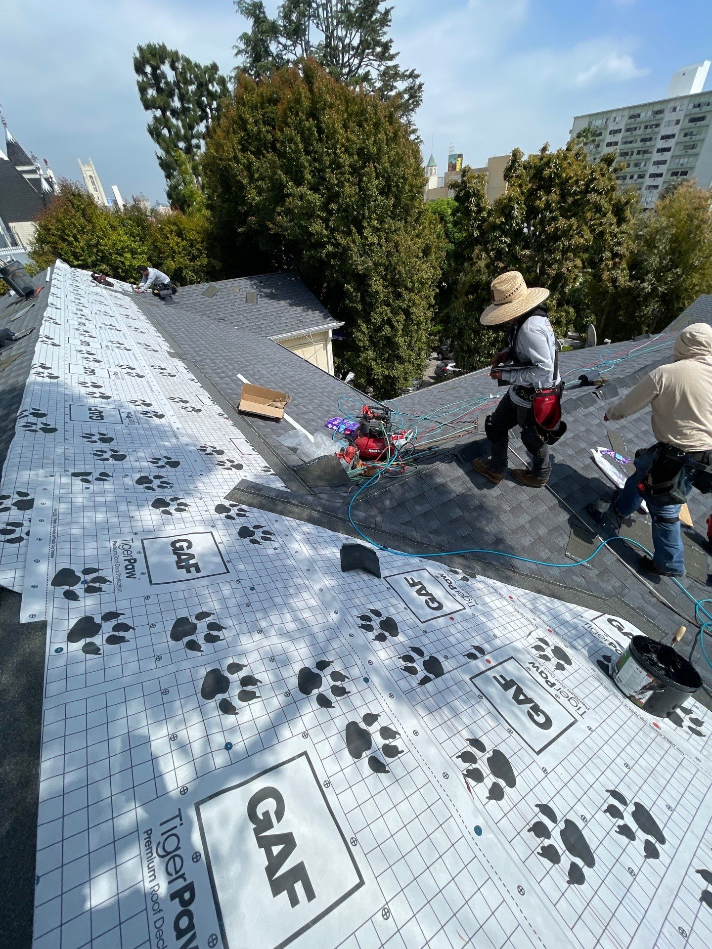 Roof Replacement at the Magic Castle Hotel- Los Angeles, CA 90028 by Epic Roof Replacement
