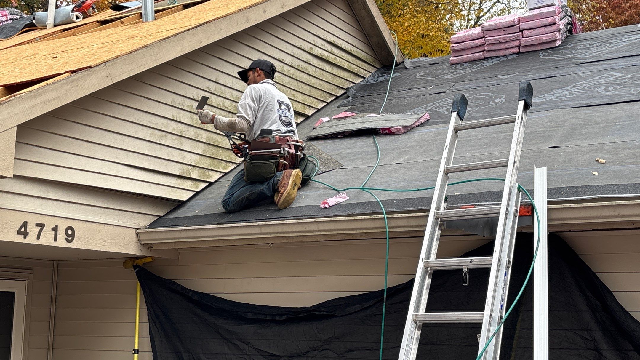 Roof Replacement using Owens Corning Driftwood by 180 Contractors