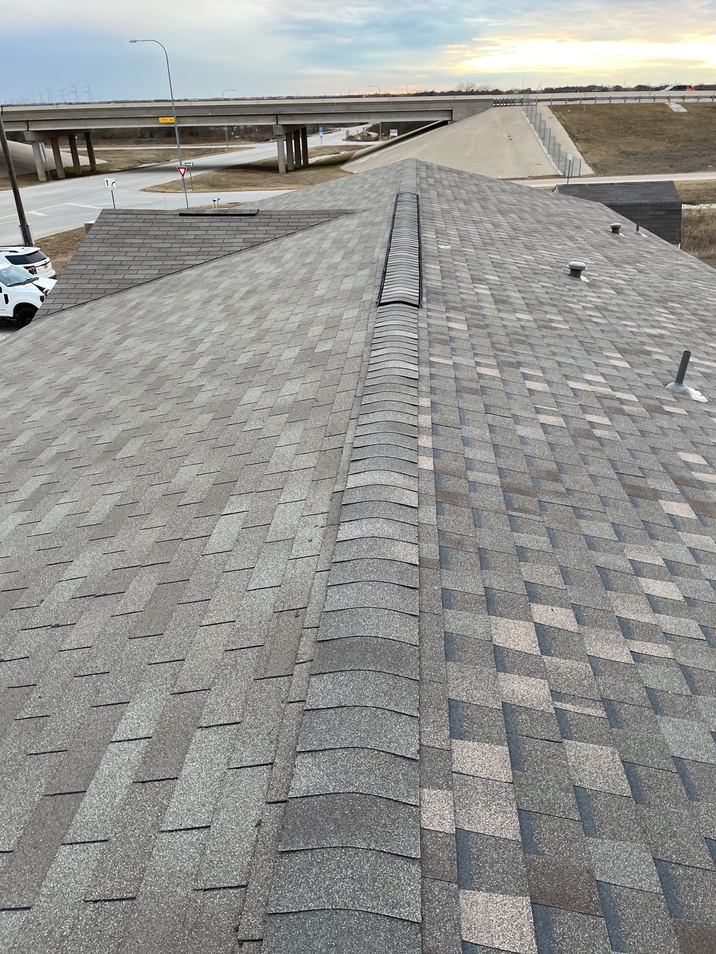 Residential Roofing Installation using ATLAS Pinnacle Pristine Shingles by Harvey Roofing & Construction