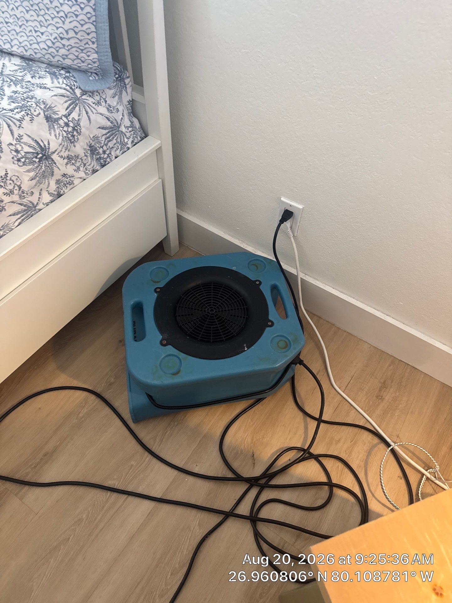 Water Damage Restoration and Moisture Mitigation for Residential Interior by SuperClean