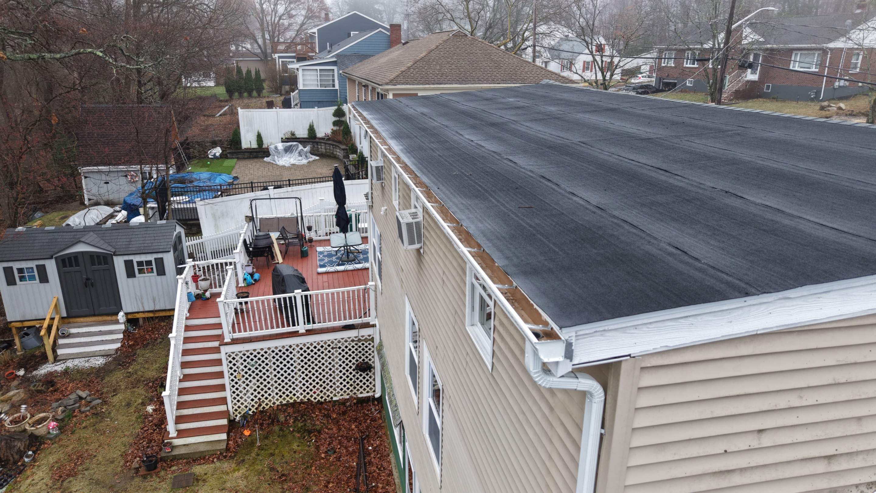 Major Roof Overhaul in Lynn, MA – Full Replacement, Skylight Removal, Gutters & Custom Flashing by JOHNNYS PRO