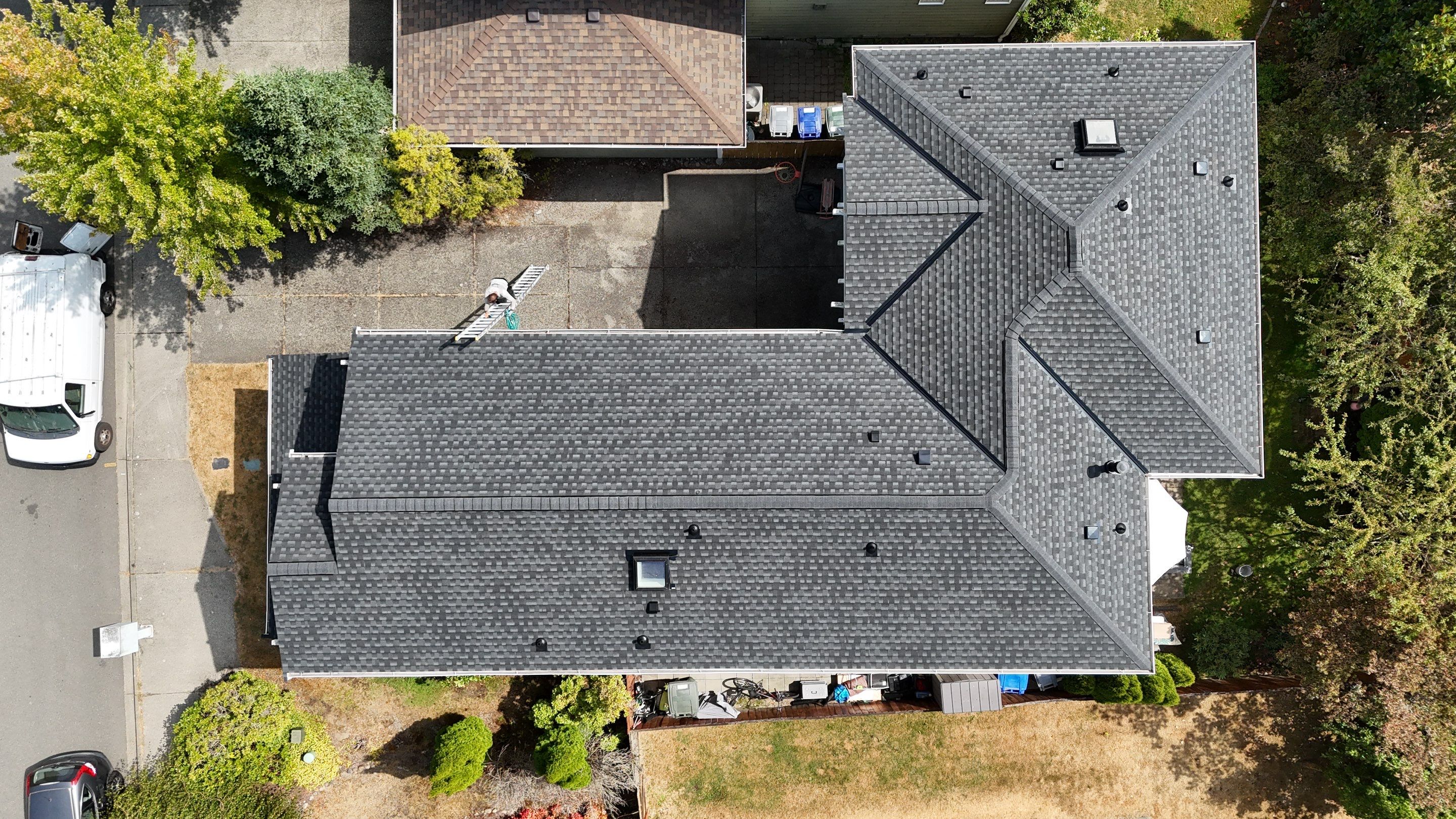 Residential Roofing Installation using GAF HDZ Shingles by Roofing Formula LLC
