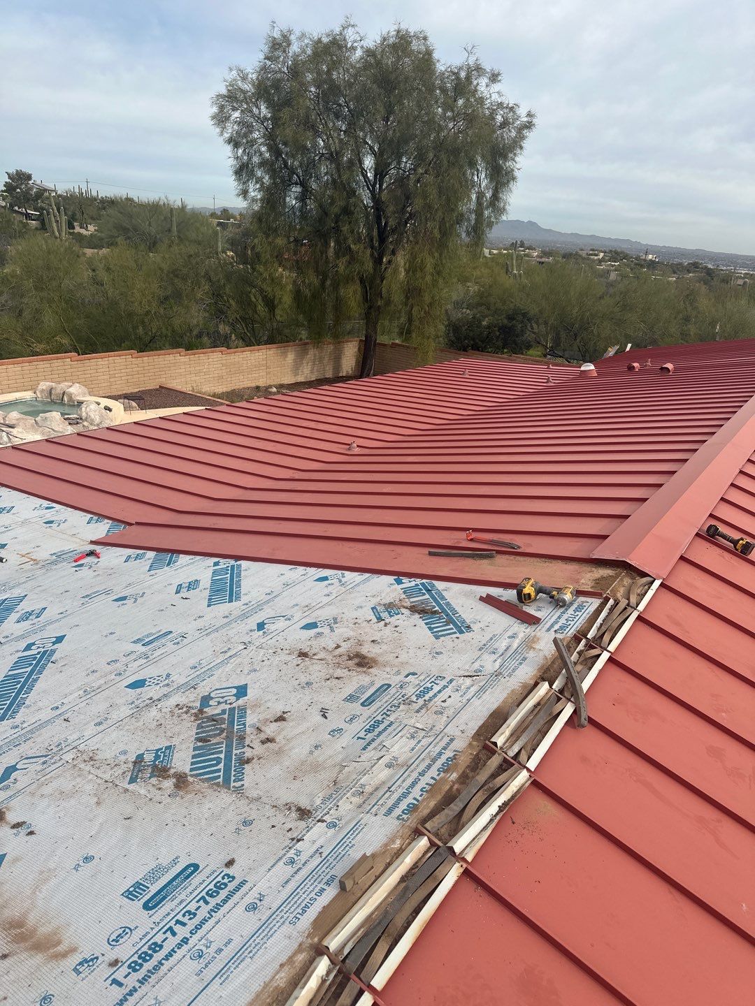 Colonial Red Standing Seam by Reimagine Roofing
