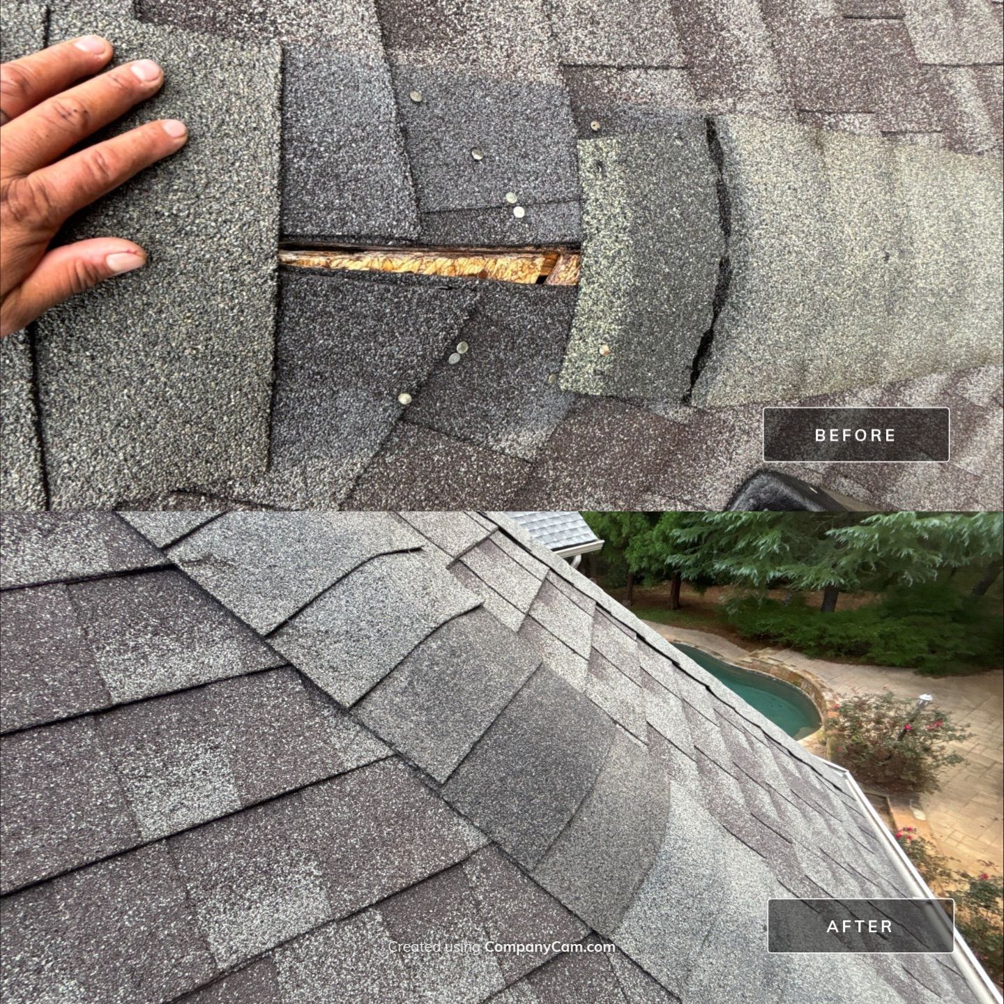 Chimney Roof repair by Deerfield Roofing LLC