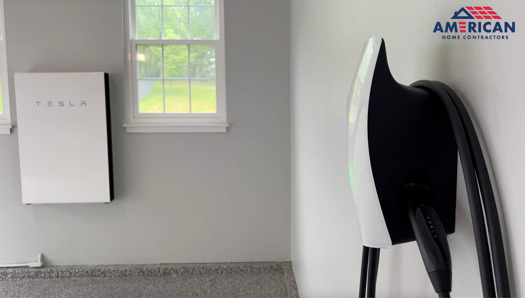 Now Installing EV Chargers! by American Home Contractors
