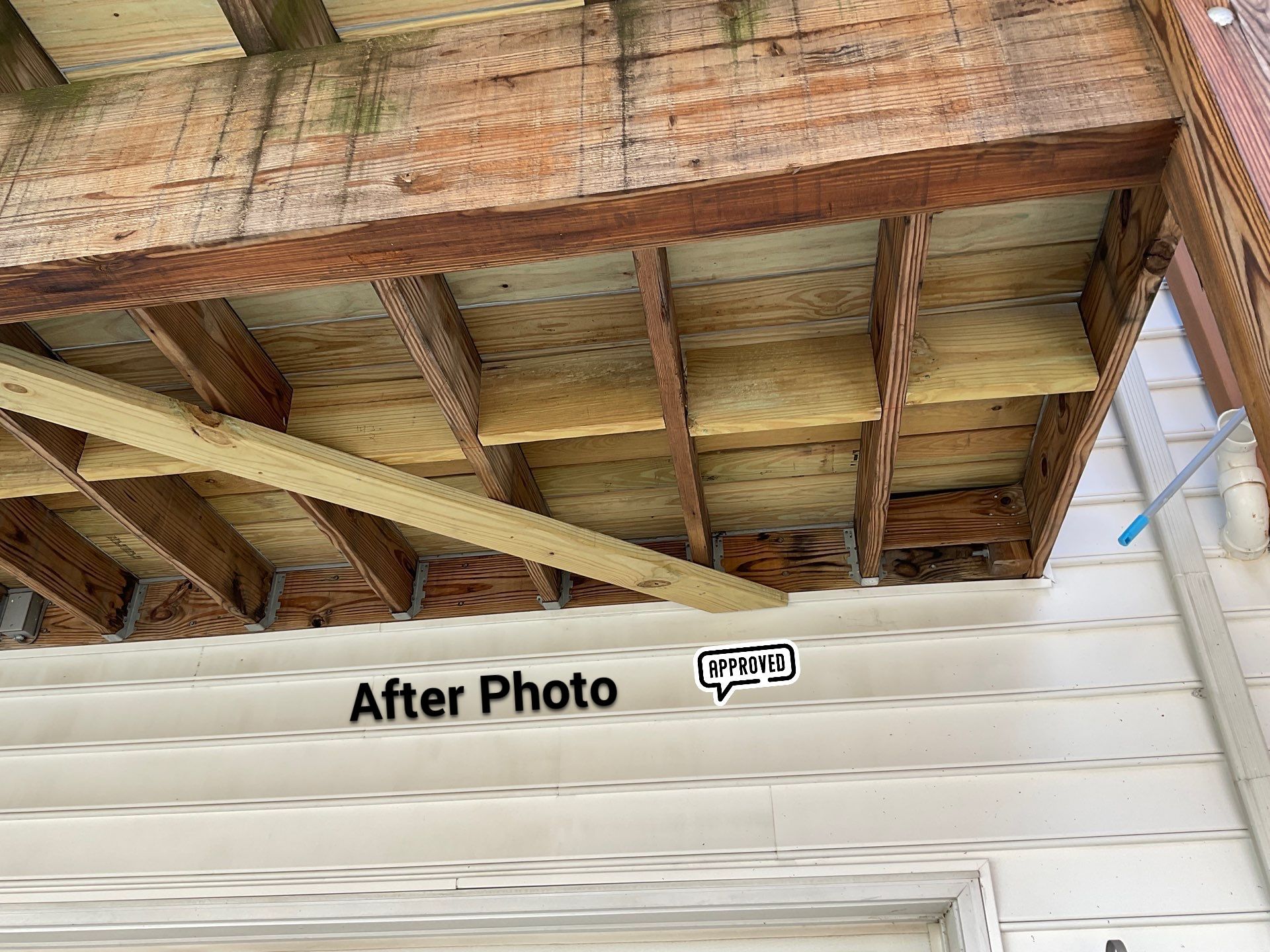 Deck Repair, New steps, New Paint job  by Alpha Design Services