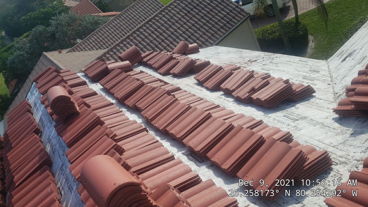 Residential Roofing Installation using Eagle Roofing Tile by BLUES BROTHERS ROOFING