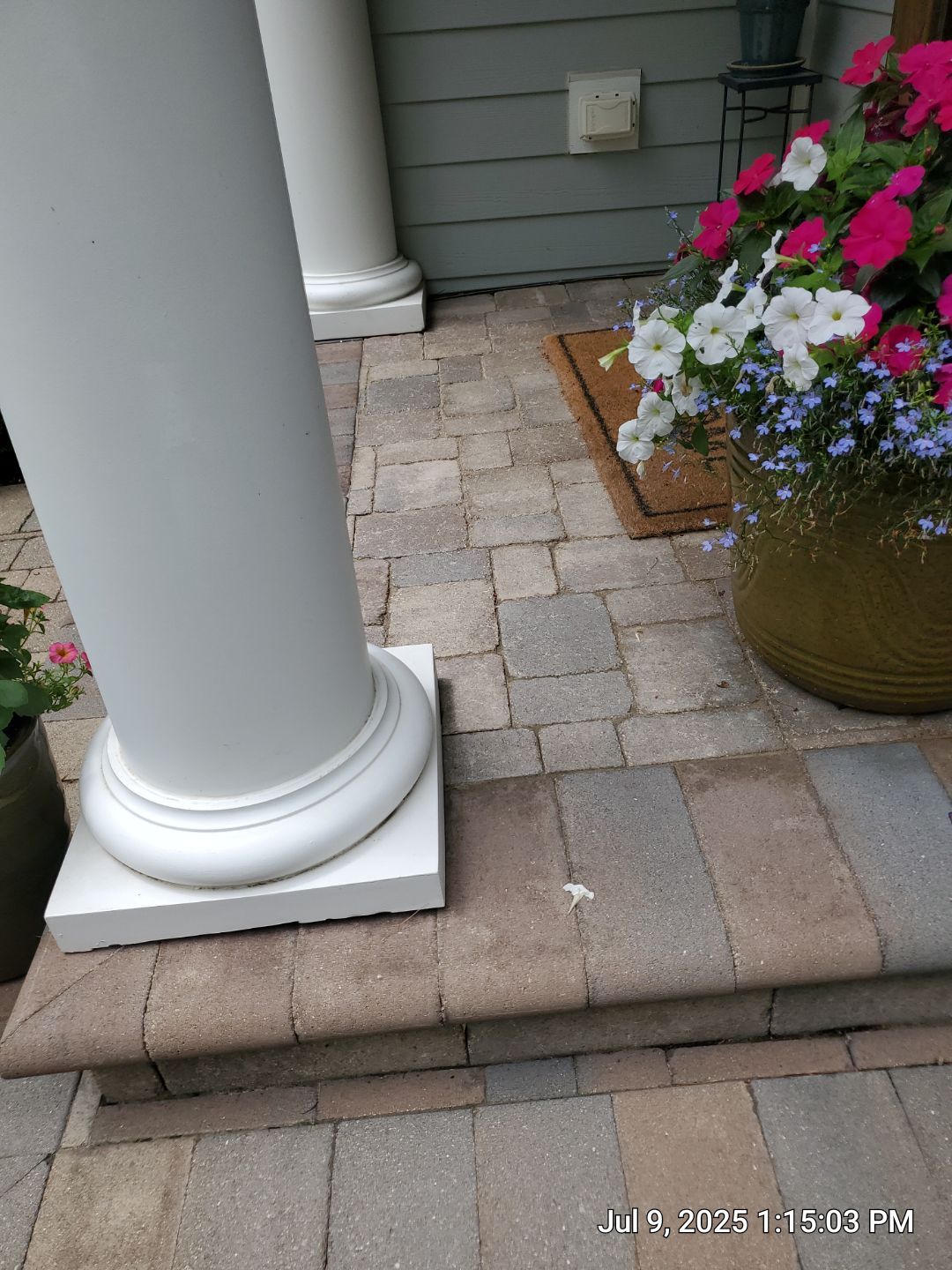 Highland Park, Brick paver cleaning sanding and sealing   by Northern Power Washing LLC.