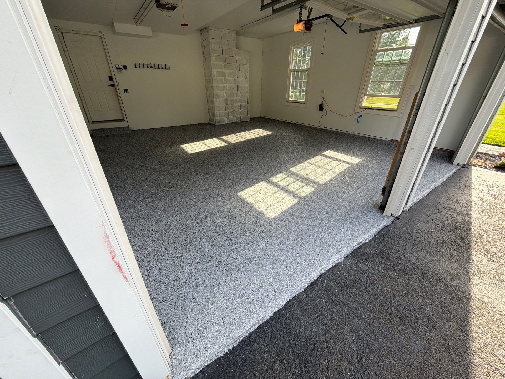 Vintage Silverado Garage Coating by NG Masonry & Construction LLC