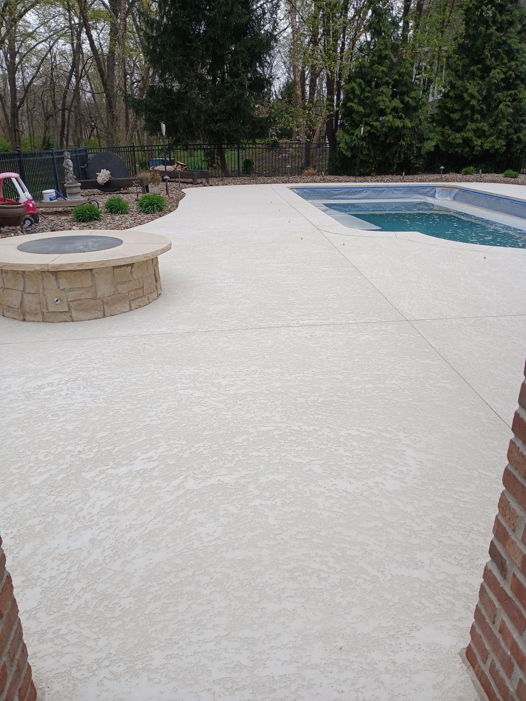 Pool Deck & Patio Resurface - Overland Park, KS by Big Red Decorative Concrete, LLC
