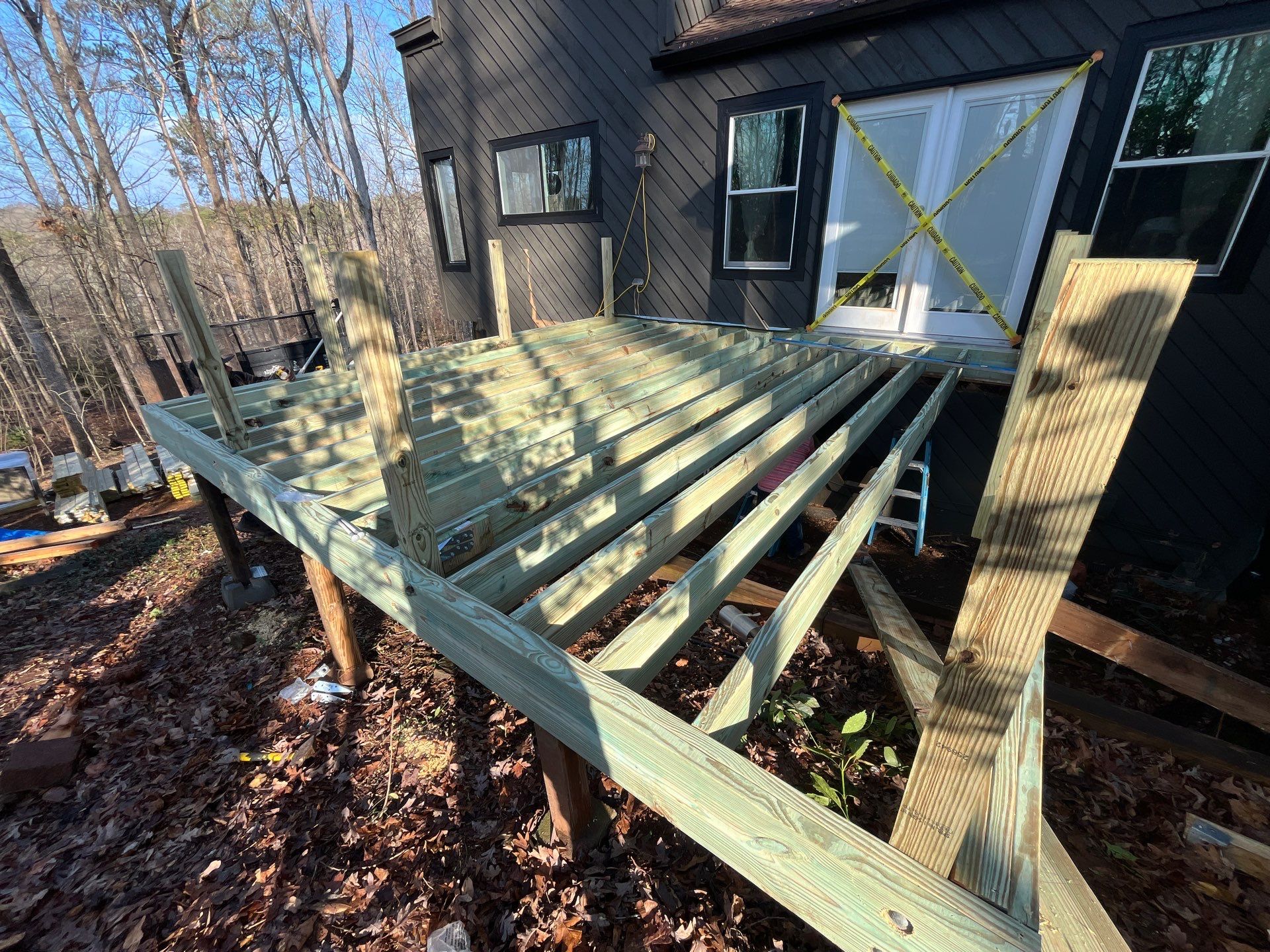 Wood Deck Rebuild in Roswell, GA by Nelson Exteriors 