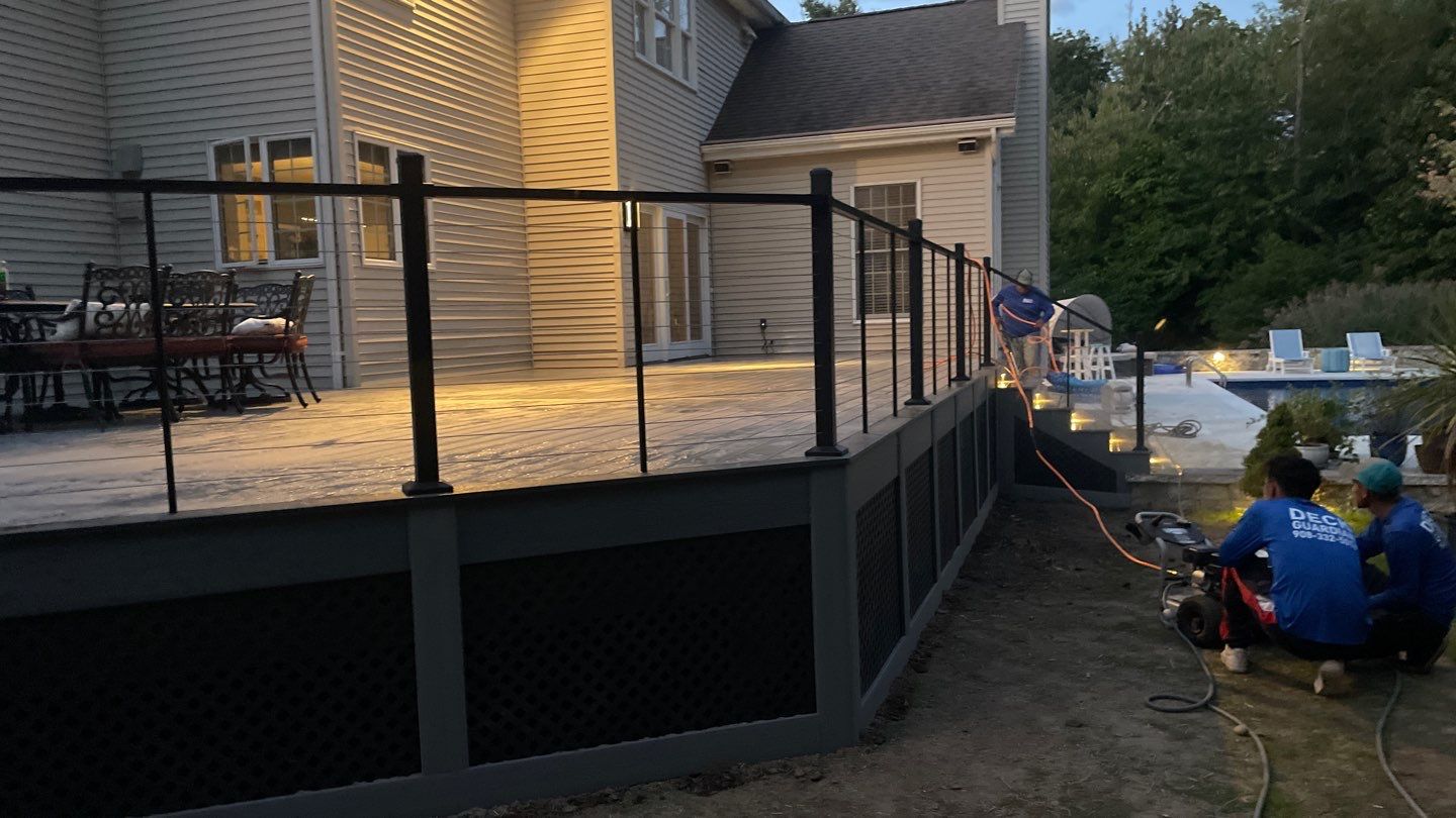 New Deck in Hanover, New Jersey by deck guardian