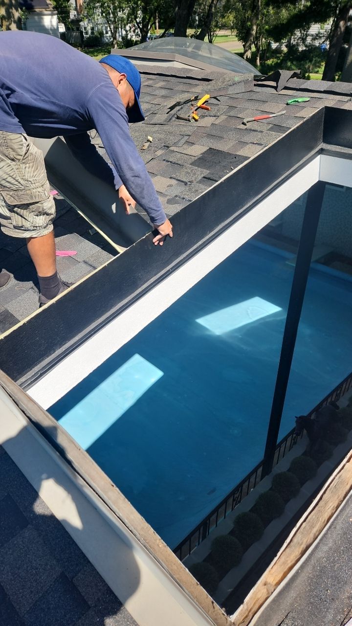 Residential Roofing Installation using Owens Corning TruDefinition Duration Designer - Black Sable by A Plus Exterior