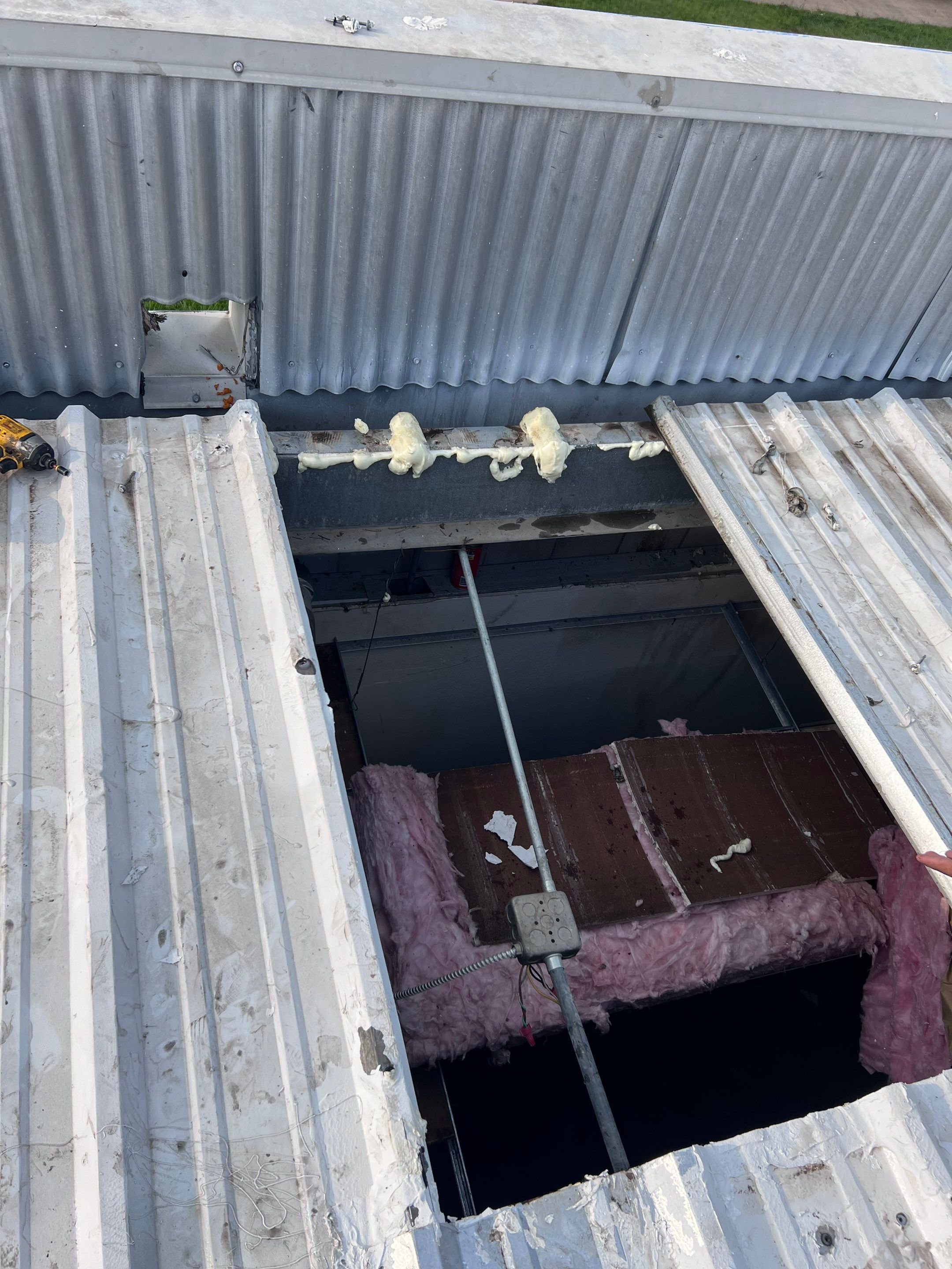 Commercial Roofing Repair using Metal by Roof Repair Company