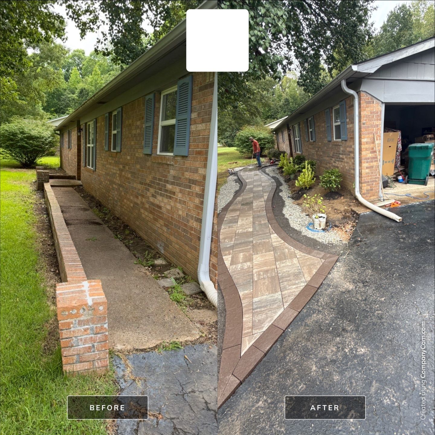 Front Entry Enhancements and a Back Deck Upgrade by Elite Proscapes LLC