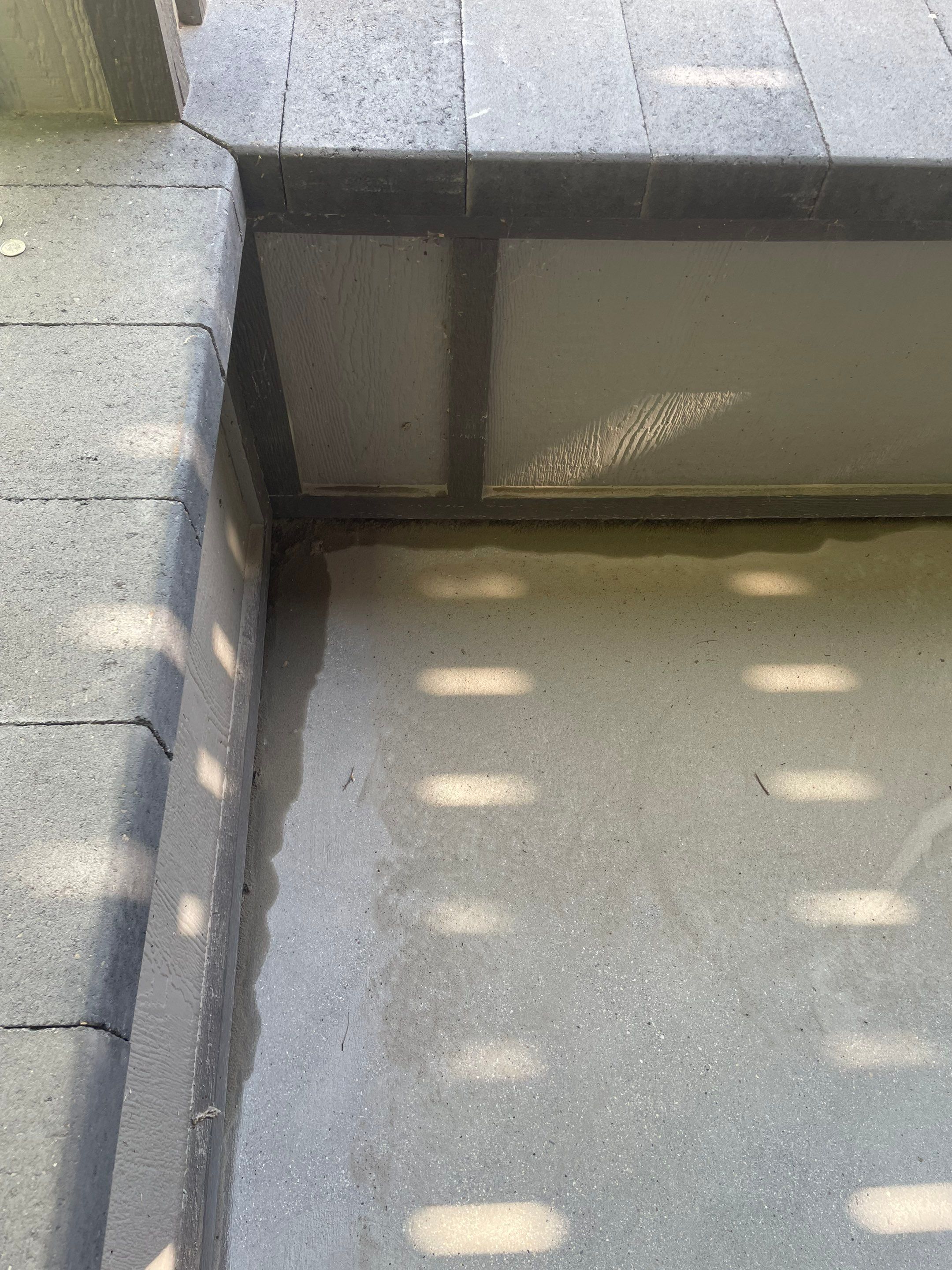 Lakefront Screened Patio Concrete Coating Installation in Wentworth by Select Painting, Coatings & Garage Cabinets